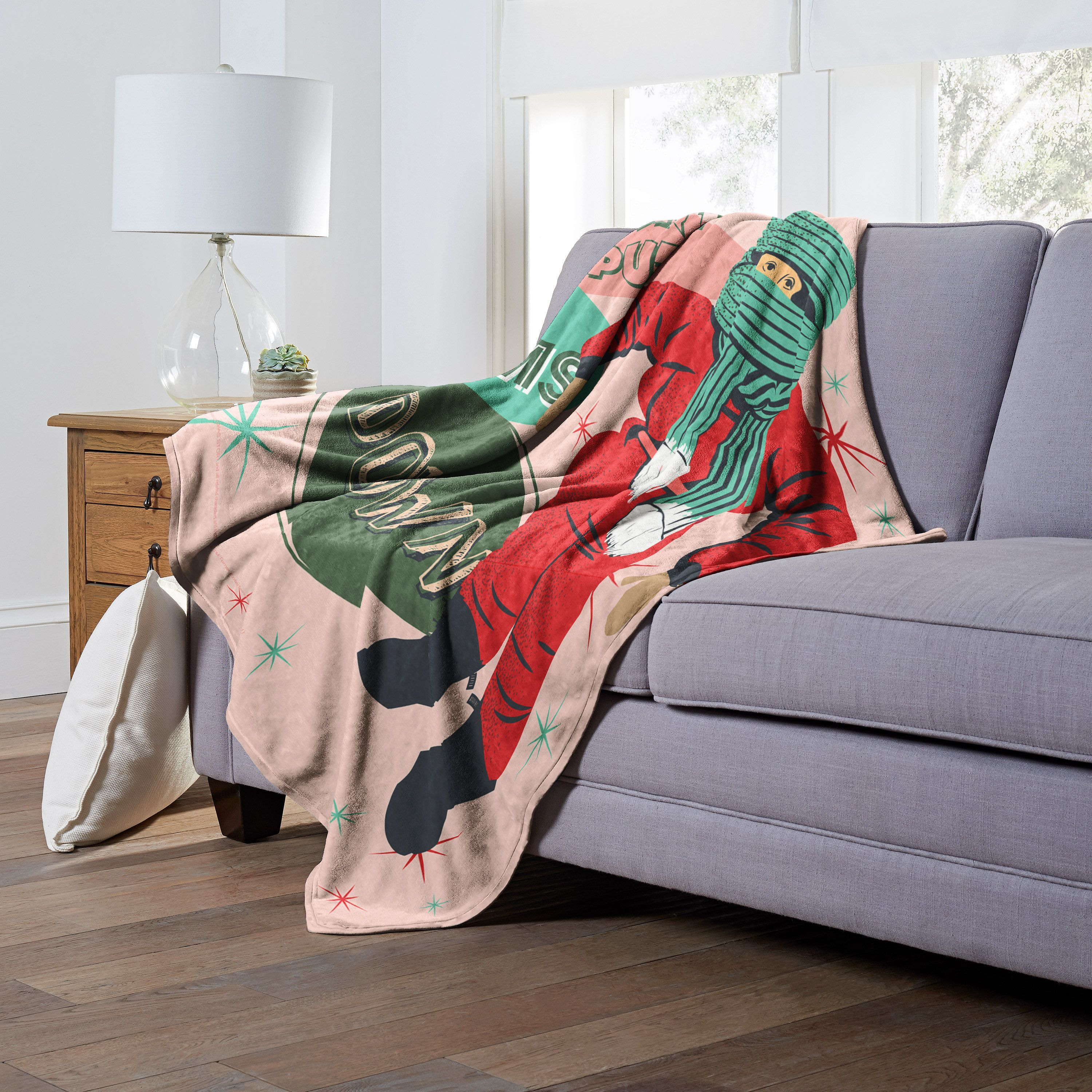 A Christmas Story, Can't Put my Arms Down Aggretsuko Comics Silk Touch Throw Blanket, 50" x 60"(D0102HARMXY.)