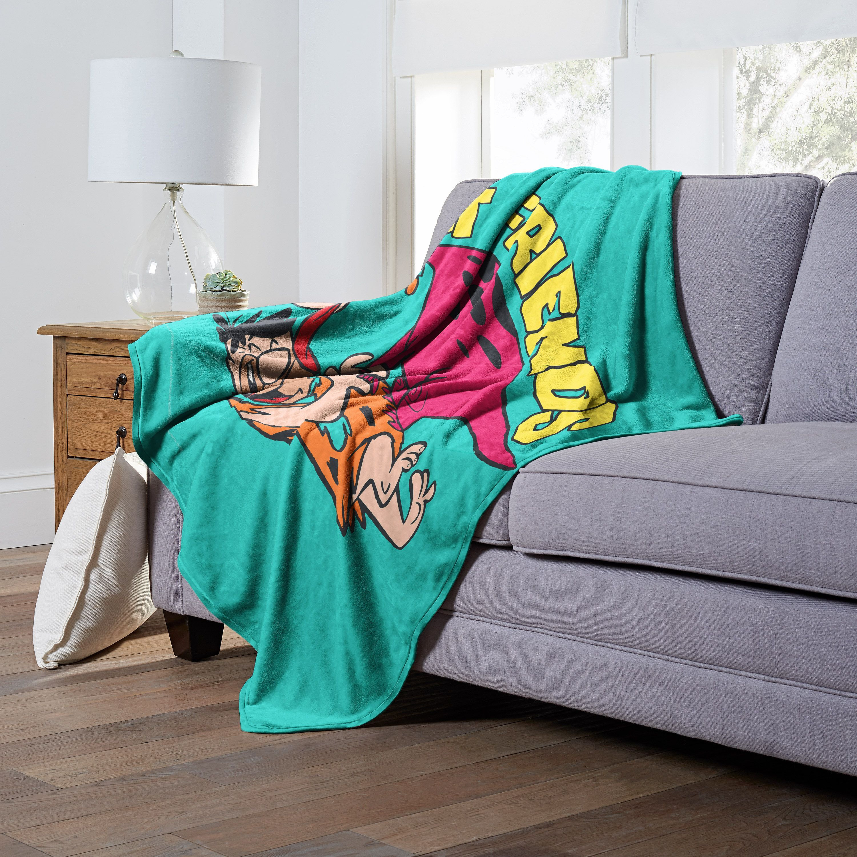 WB  FLINSTONES, cAVEMANS BEST FRIEND, Silk Touch Throw Blanket, 50x60(D0102H2120V)
