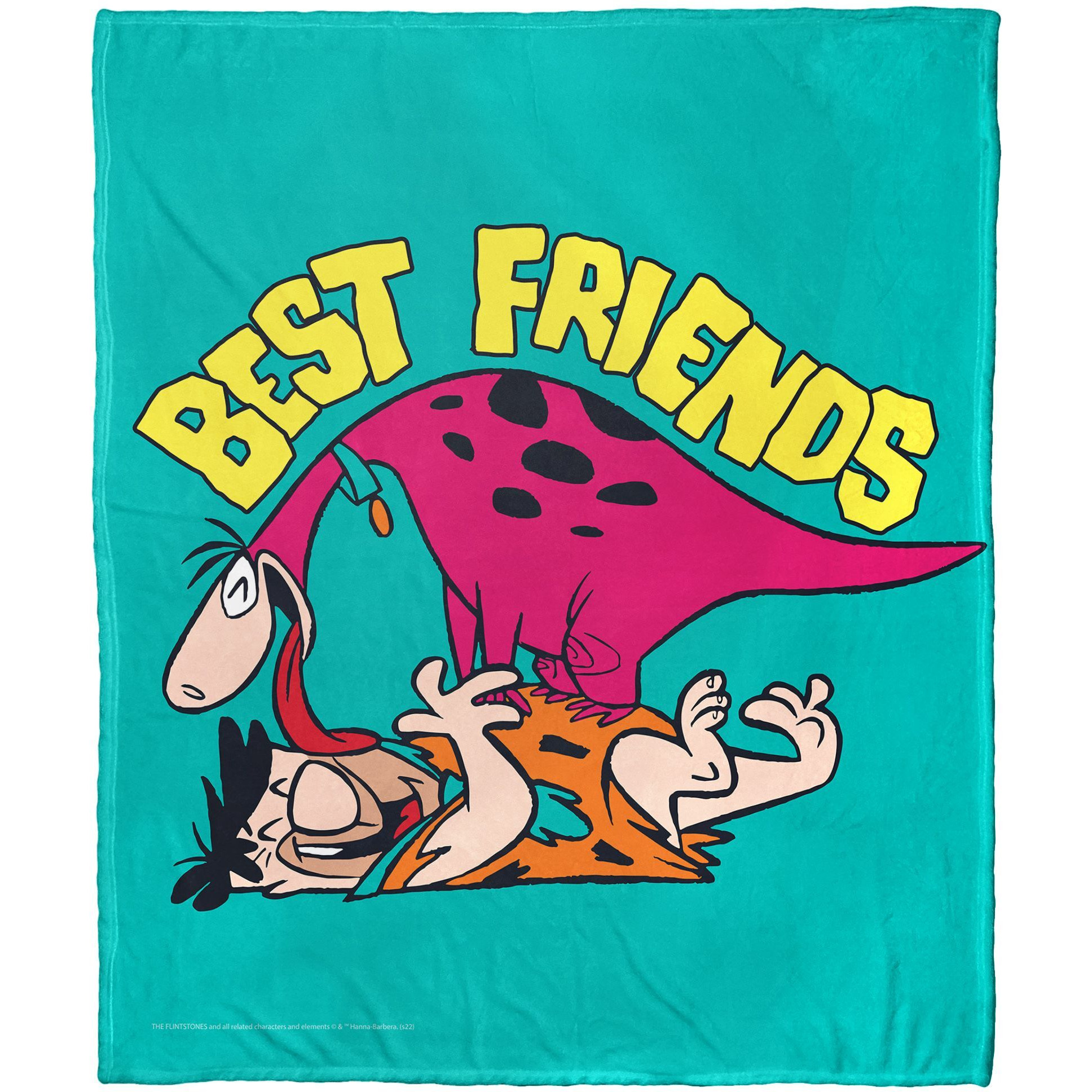 WB  FLINSTONES, cAVEMANS BEST FRIEND, Silk Touch Throw Blanket, 50x60(D0102H2120V)