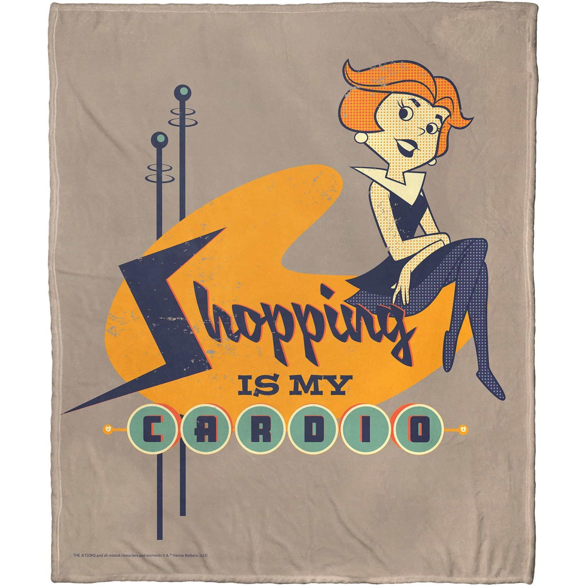 The Jetsons, Shopping Workout Aggretsuko Comics Silk Touch Throw Blanket, 50" x 60"(D0102HARYZ7.)