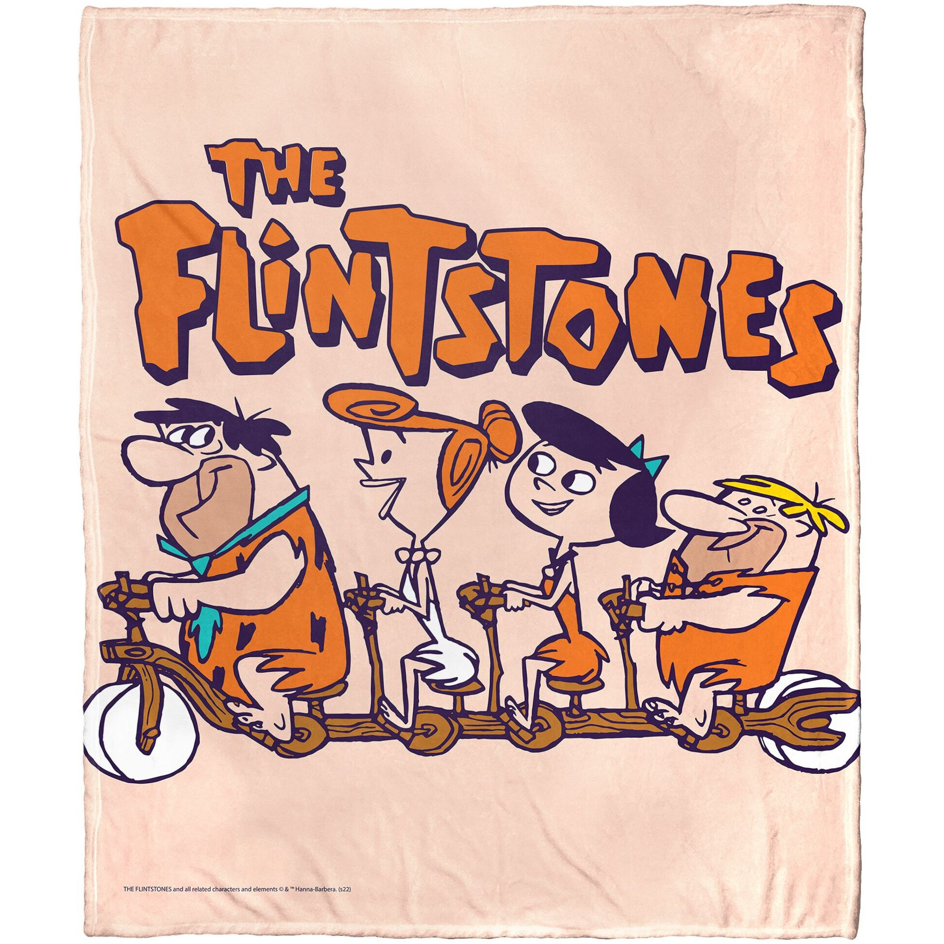 WB  FLINSTONES, FLINESTONES AND FRIENDS, Silk Touch Throw Blanket, 50x60(D0102H212gg)