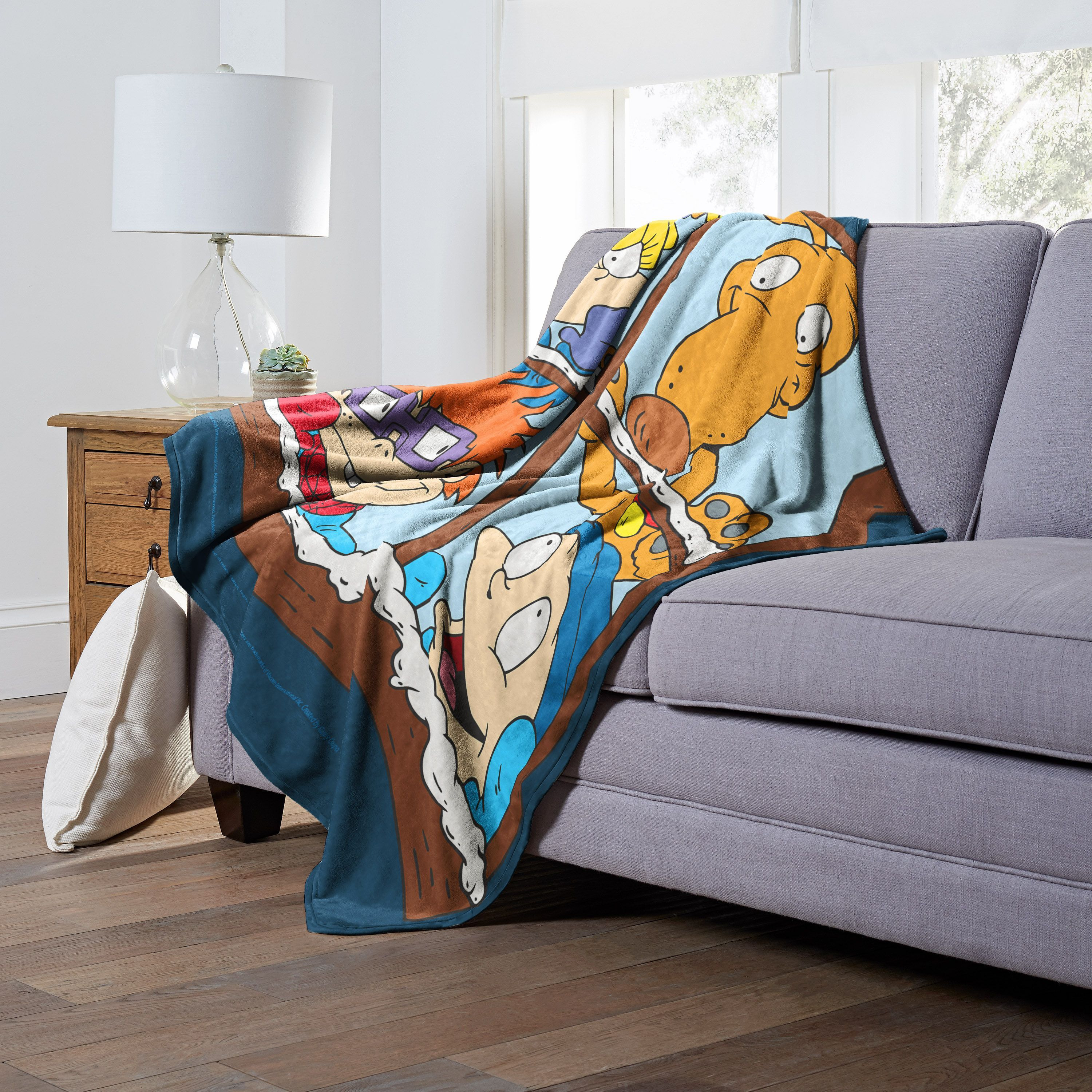 Rugrats, Winter Window Aggretsuko Comics Silk Touch Throw Blanket, 50" x 60"(D0102HARDHY.)