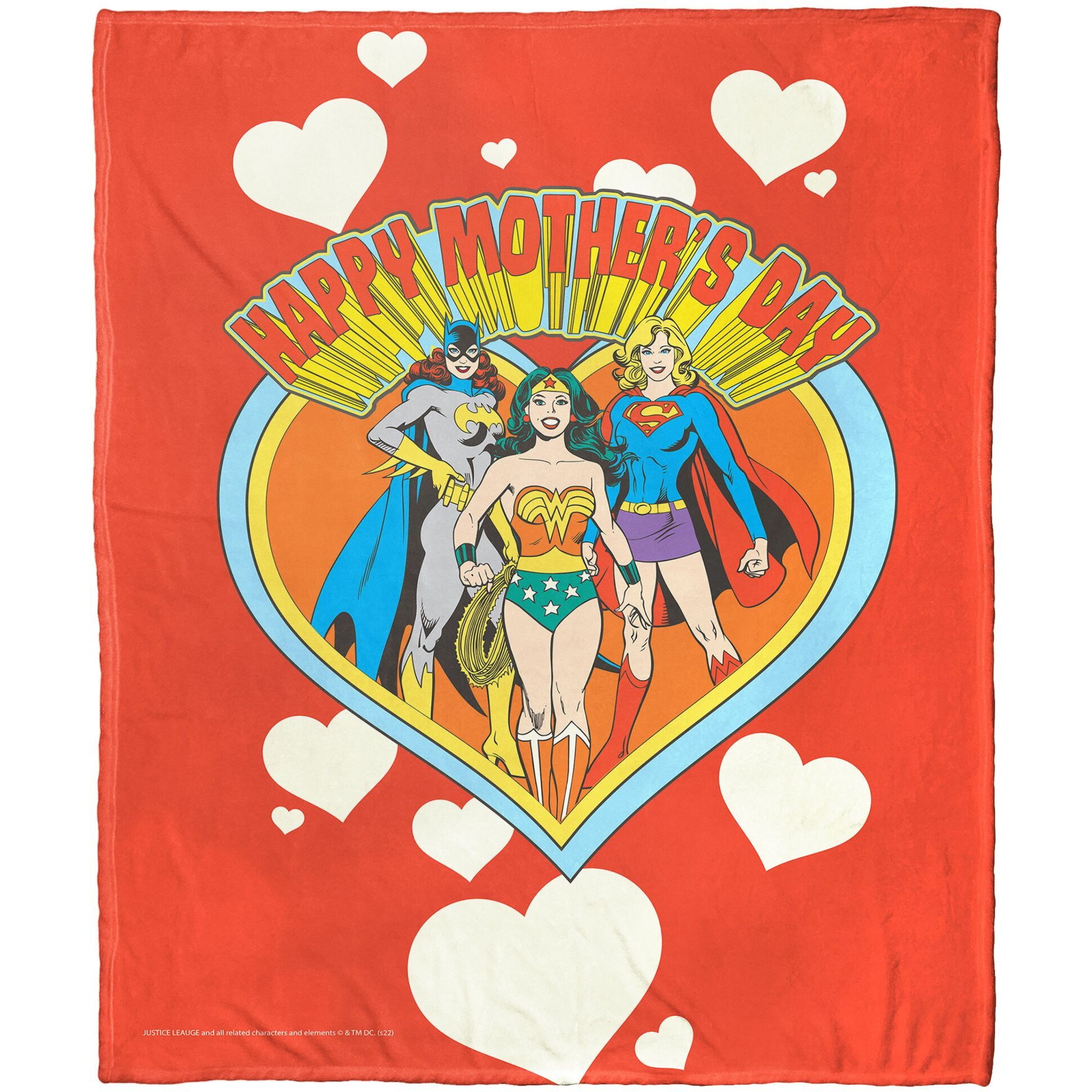 Justice League, Mom Group Aggretsuko Comics Silk Touch Throw Blanket, 50" x 60"(D0102HARYZG.)