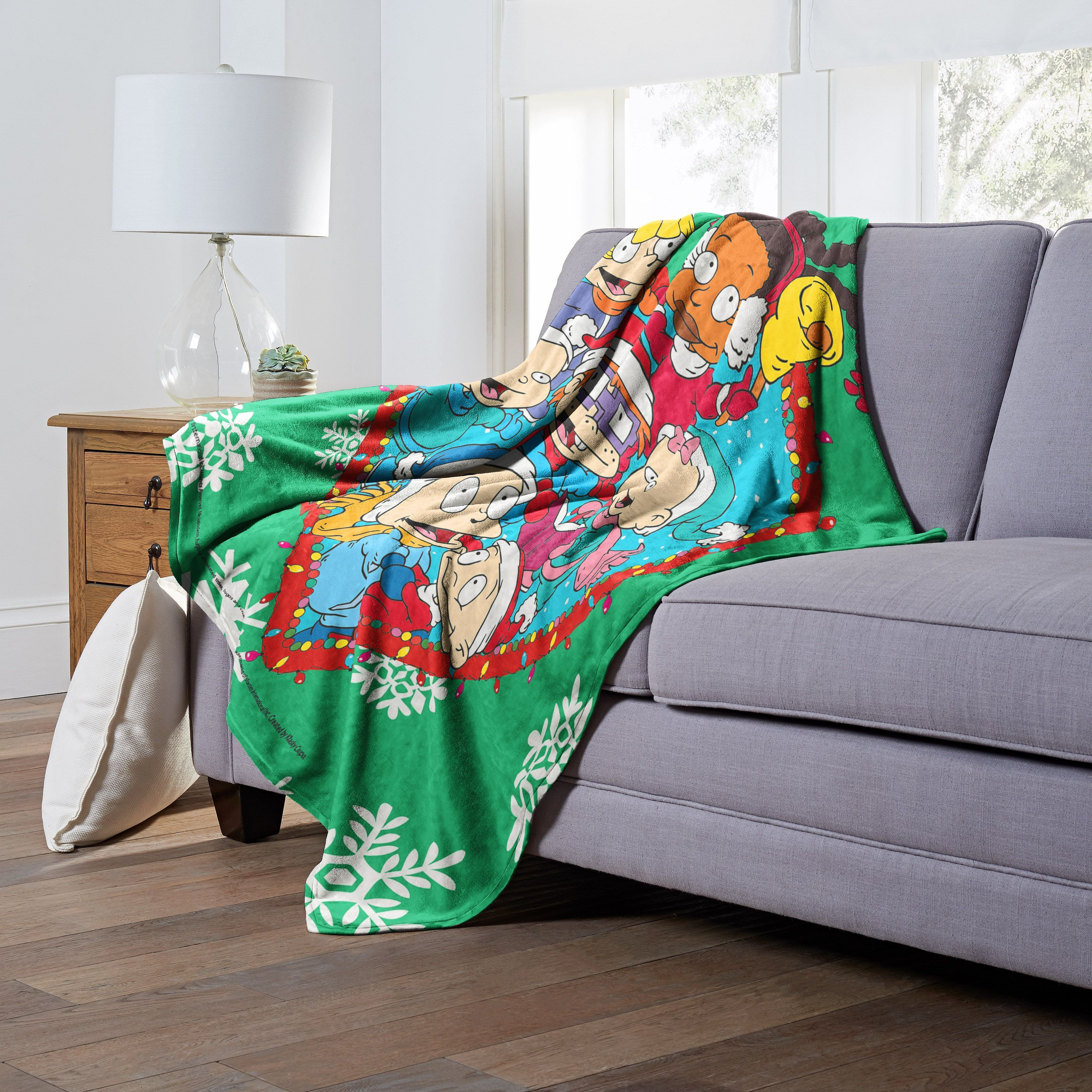 Rugrats, Christmas Babies Aggretsuko Comics Silk Touch Throw Blanket, 50" x 60"(D0102HARDH7.)