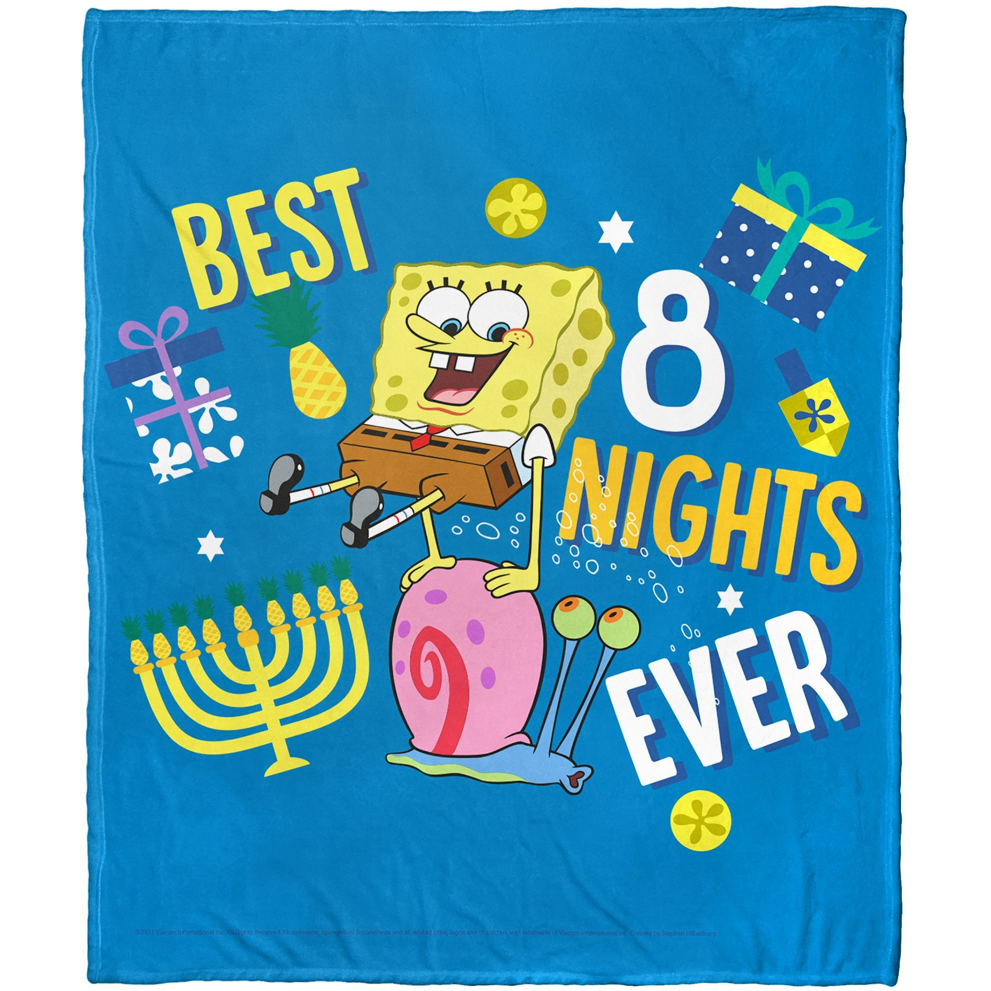 SpongeBob, Best Eight Nights Aggretsuko Comics Silk Touch Throw Blanket, 50" x 60"(D0102HAR6SG.)