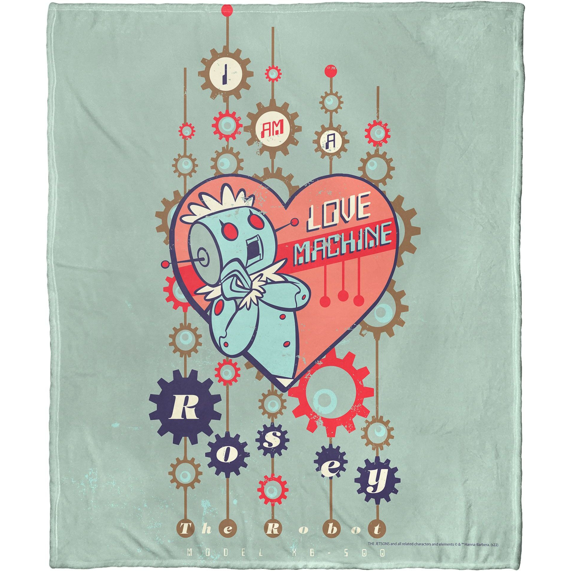 The Jetsons, Love Machine Rosey Aggretsuko Comics Silk Touch Throw Blanket, 50" x 60"(D0102HARYMV.)