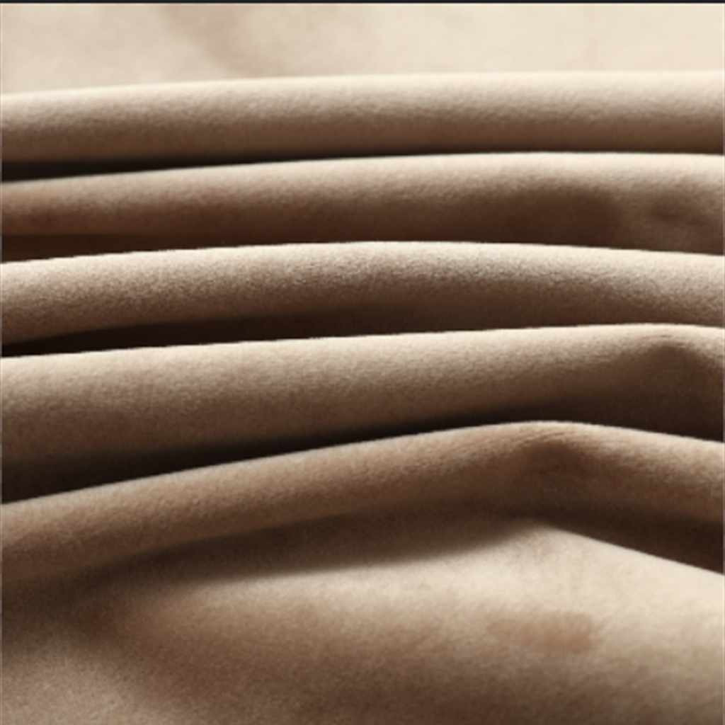 vidaXL Blackout Curtains with Rings 2 pcs Beige 37&quotx95" Velvet