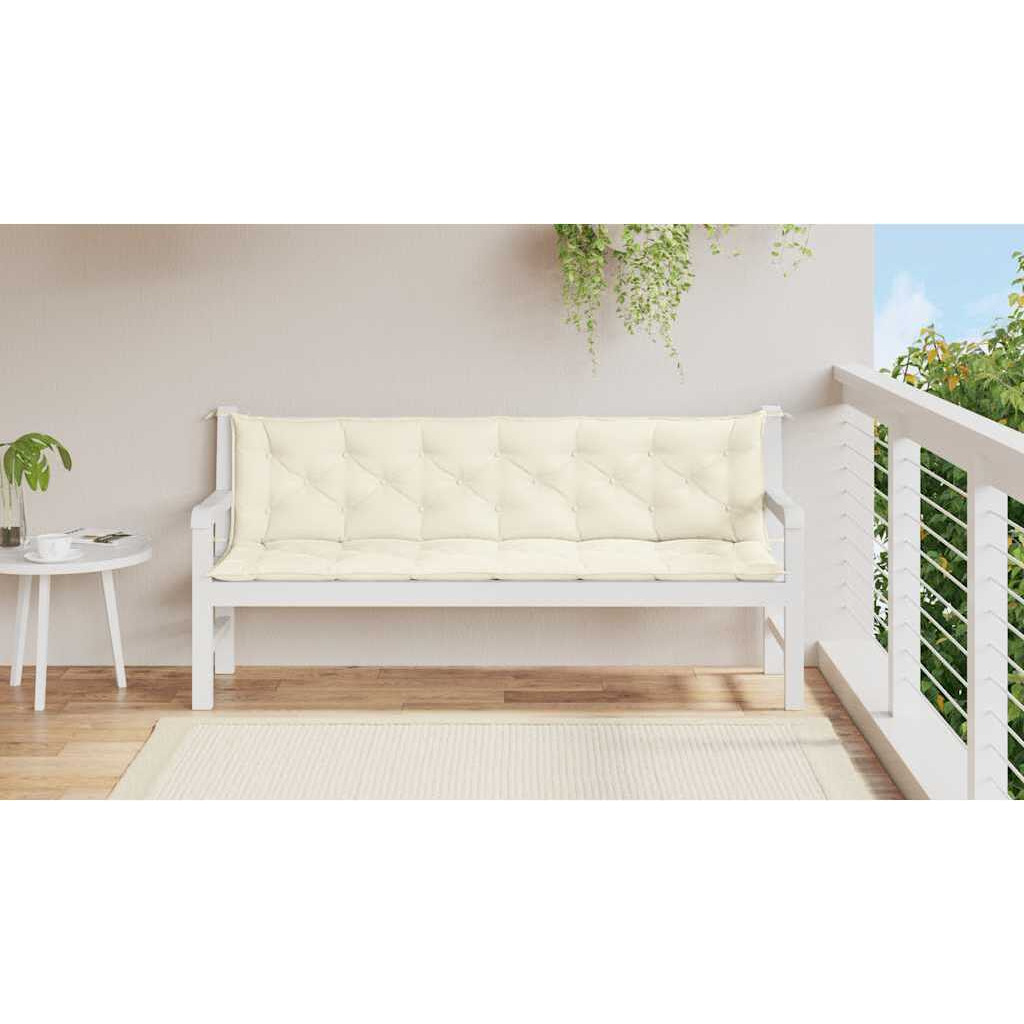 vidaXL Cushion for Swing Chair Cream White 78.7" Fabric