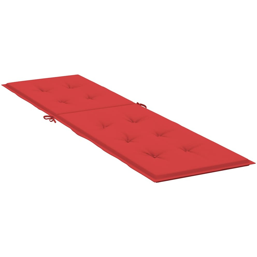 vidaXL Deck Chair Cushion Red (29.5"+41.3")x19.7&quotx1.2"