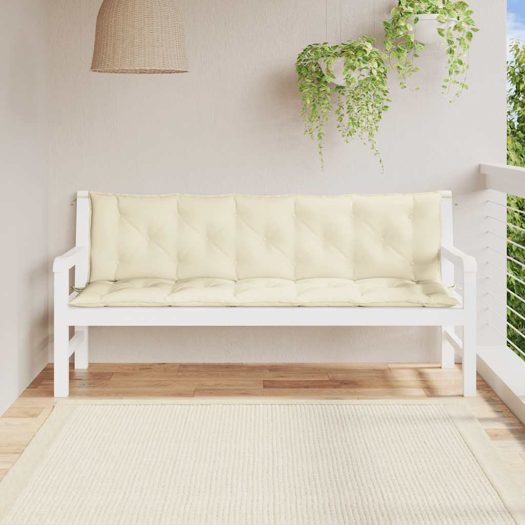 vidaXL Cushion for Swing Chair Cream White 70.9" Fabric