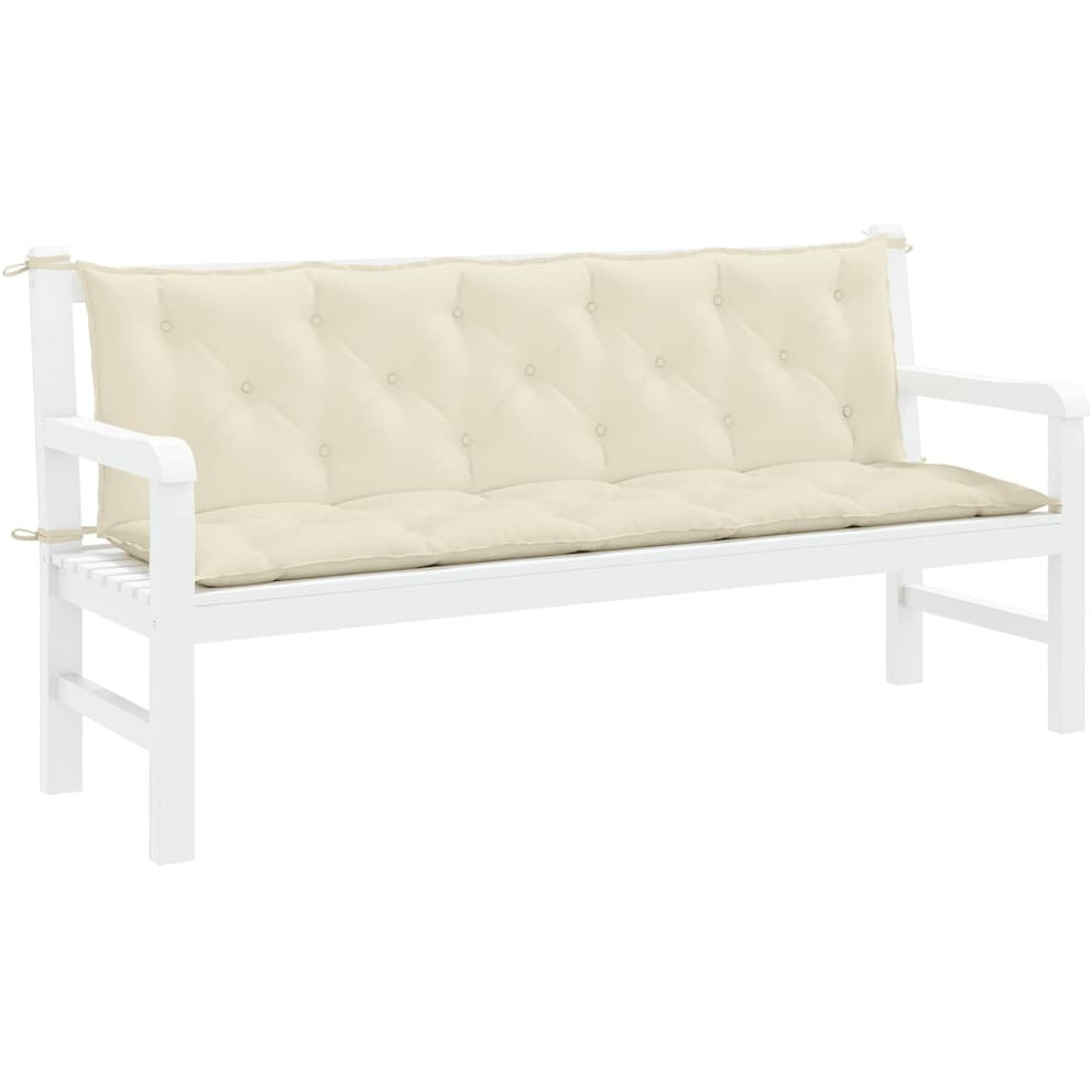 vidaXL Cushion for Swing Chair Cream White 70.9" Fabric