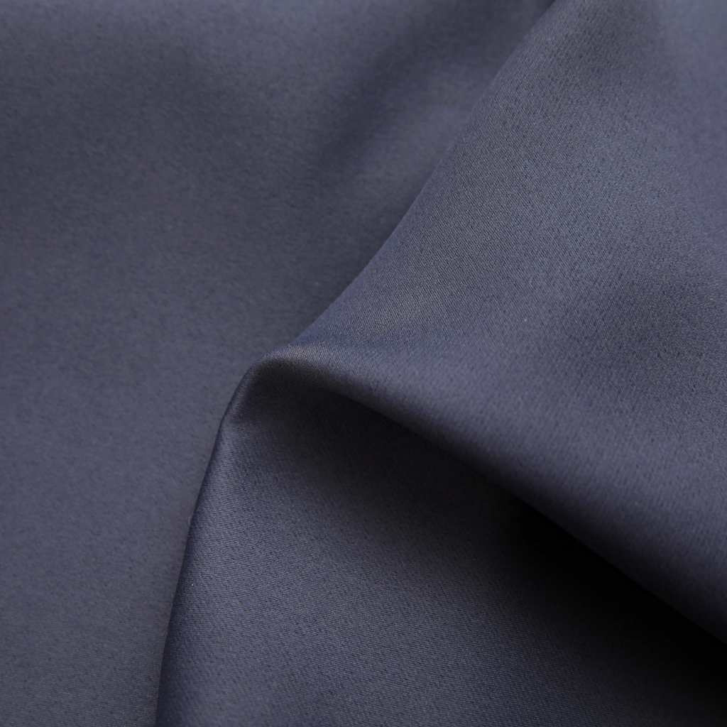 vidaXL Blackout Curtains with Rings 2 pcs Anthracite 37&quotx63" Fabric