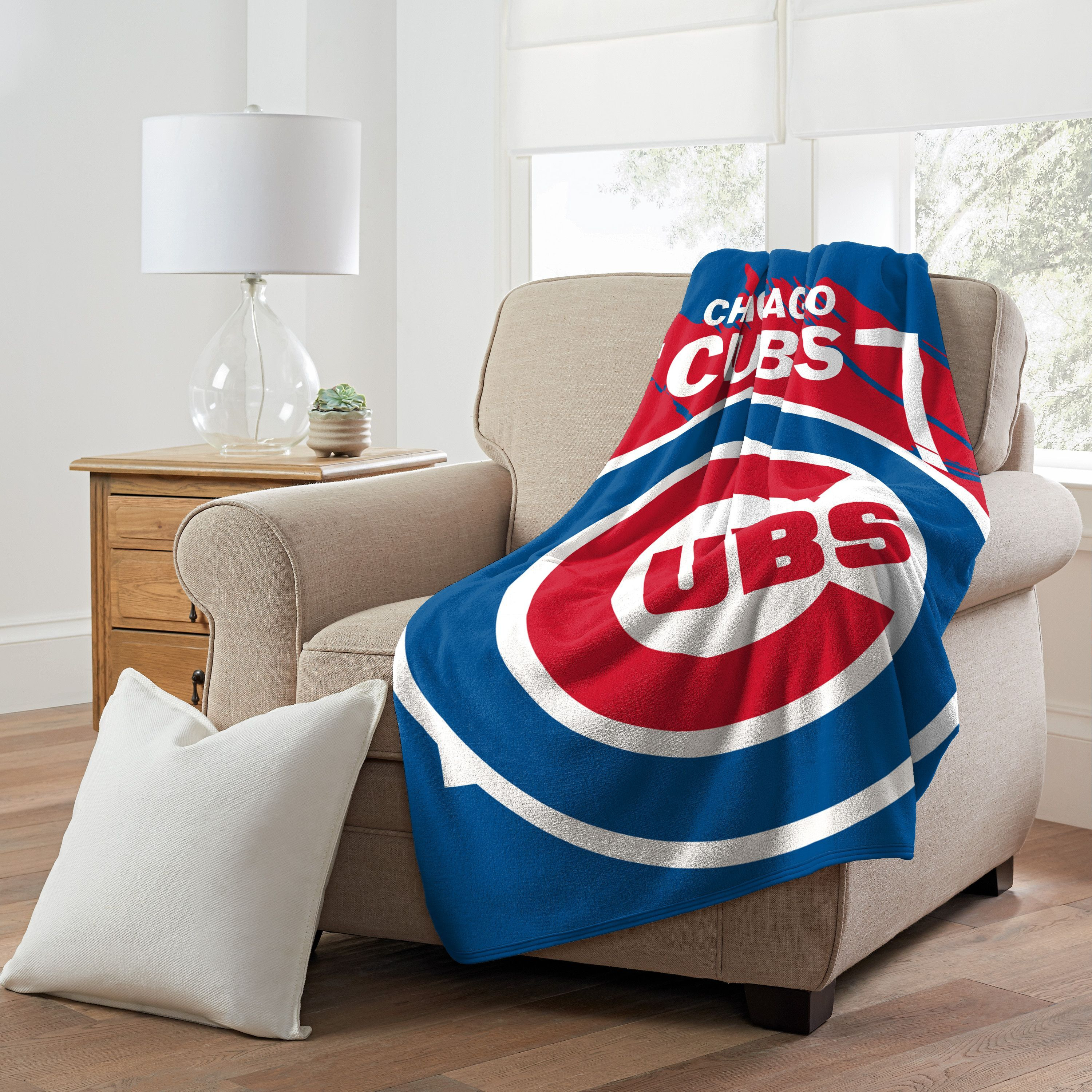 cUBS OFFIcIAL MLB Walk off Micro Raschel Throw Blanket 46 x 60(D0102H94B7U)