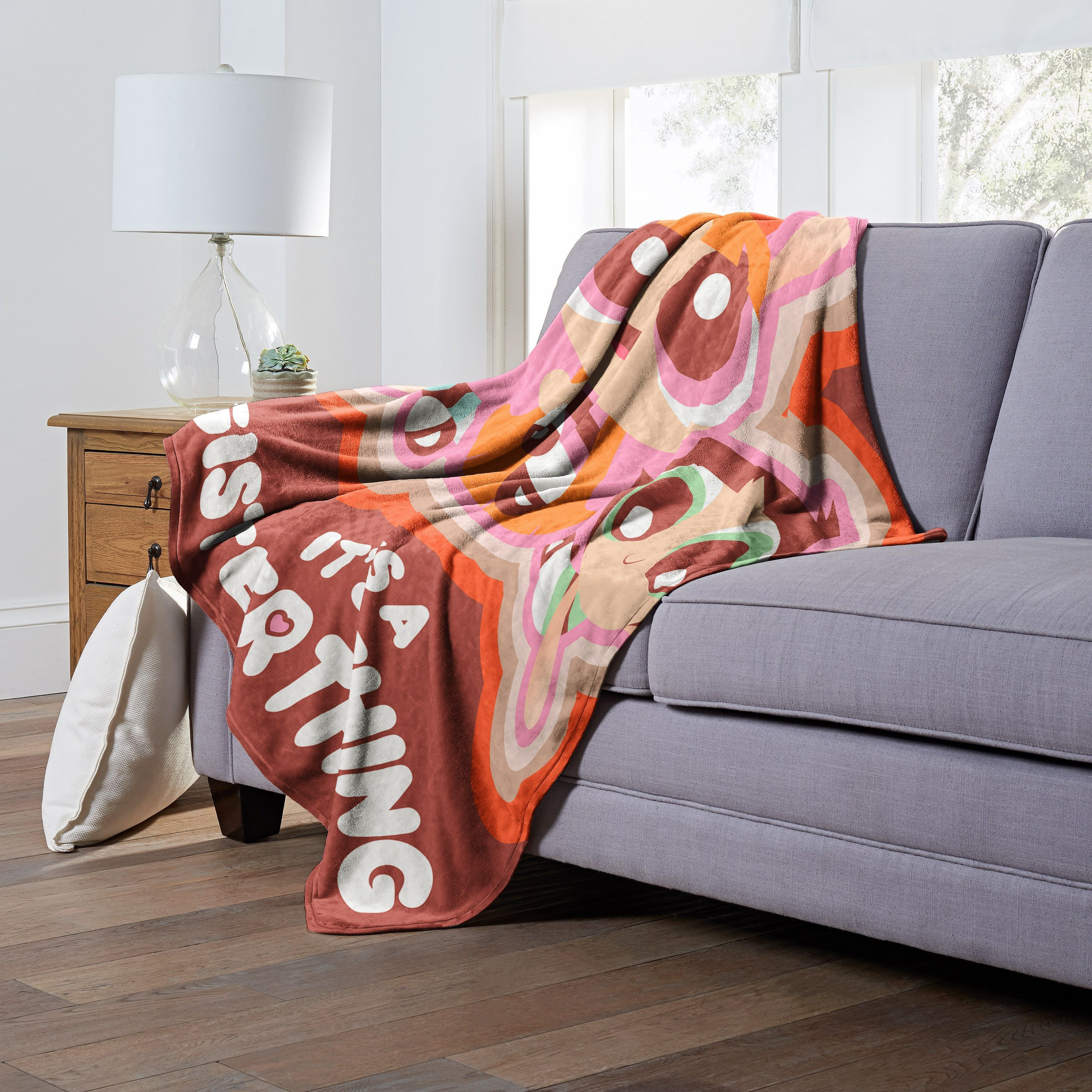 WB  POWERPUFF gIRLS, ITs a sister thing, Silk Touch Throw Blanket, 50x60(D0102H21gAY)