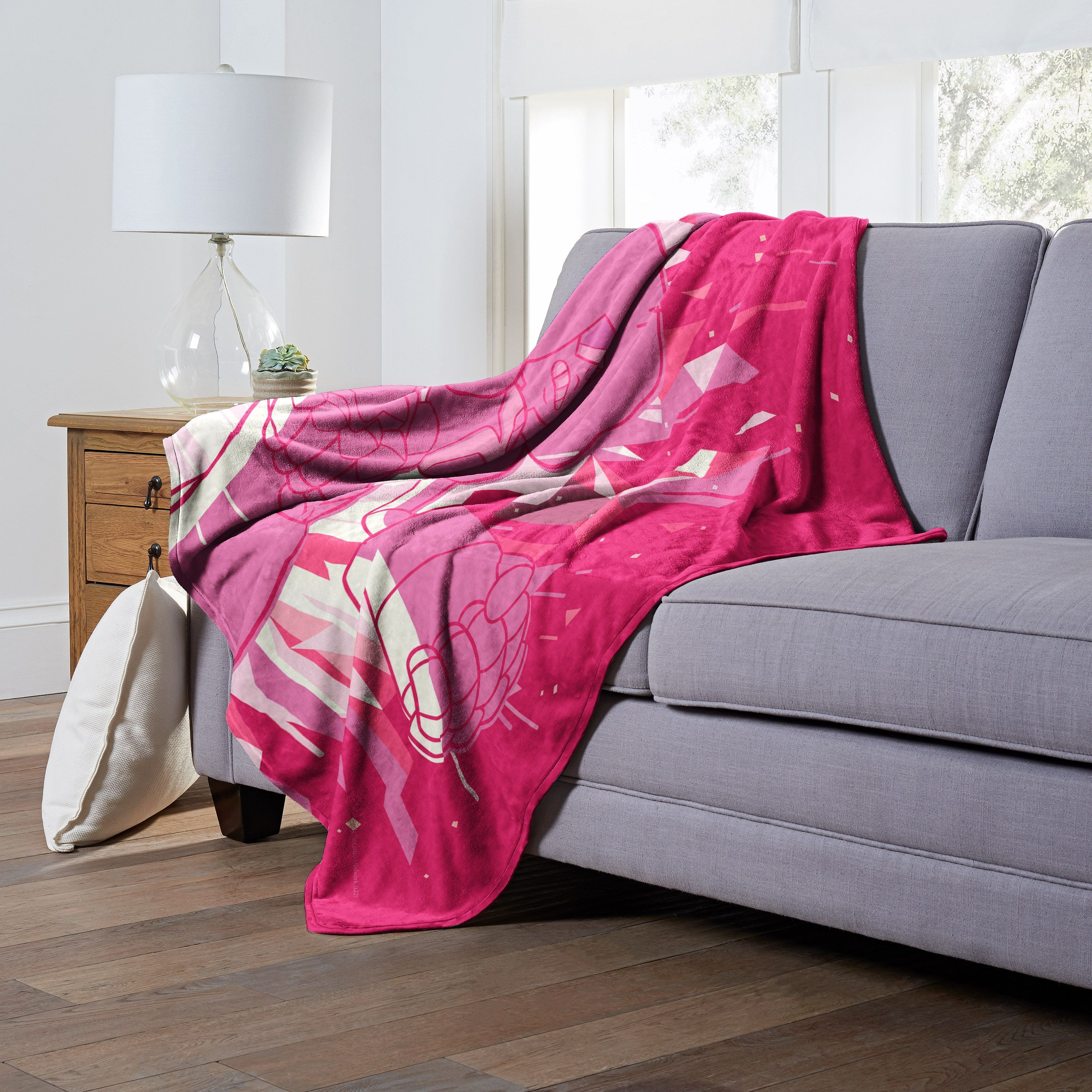 WB  STEVEN UNIVERSE, gARNET cRYSTAL BURST, Silk Touch Throw Blanket, 50x60(D0102H212JU)
