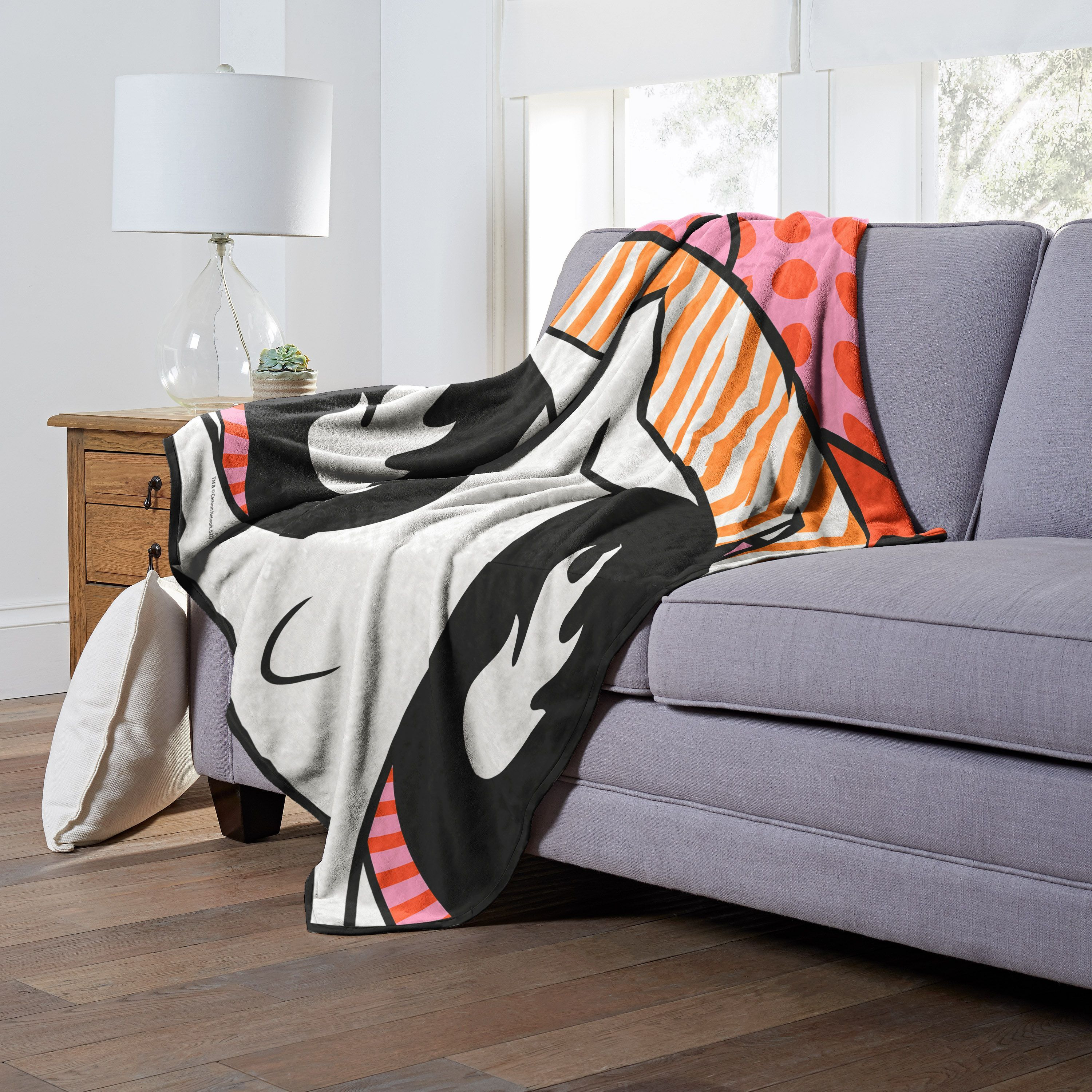 WB  POWERPUFF gIRLS, Blossom Fiirey Eyes, Silk Touch Throw Blanket, 50x60(D0102H21gRW)