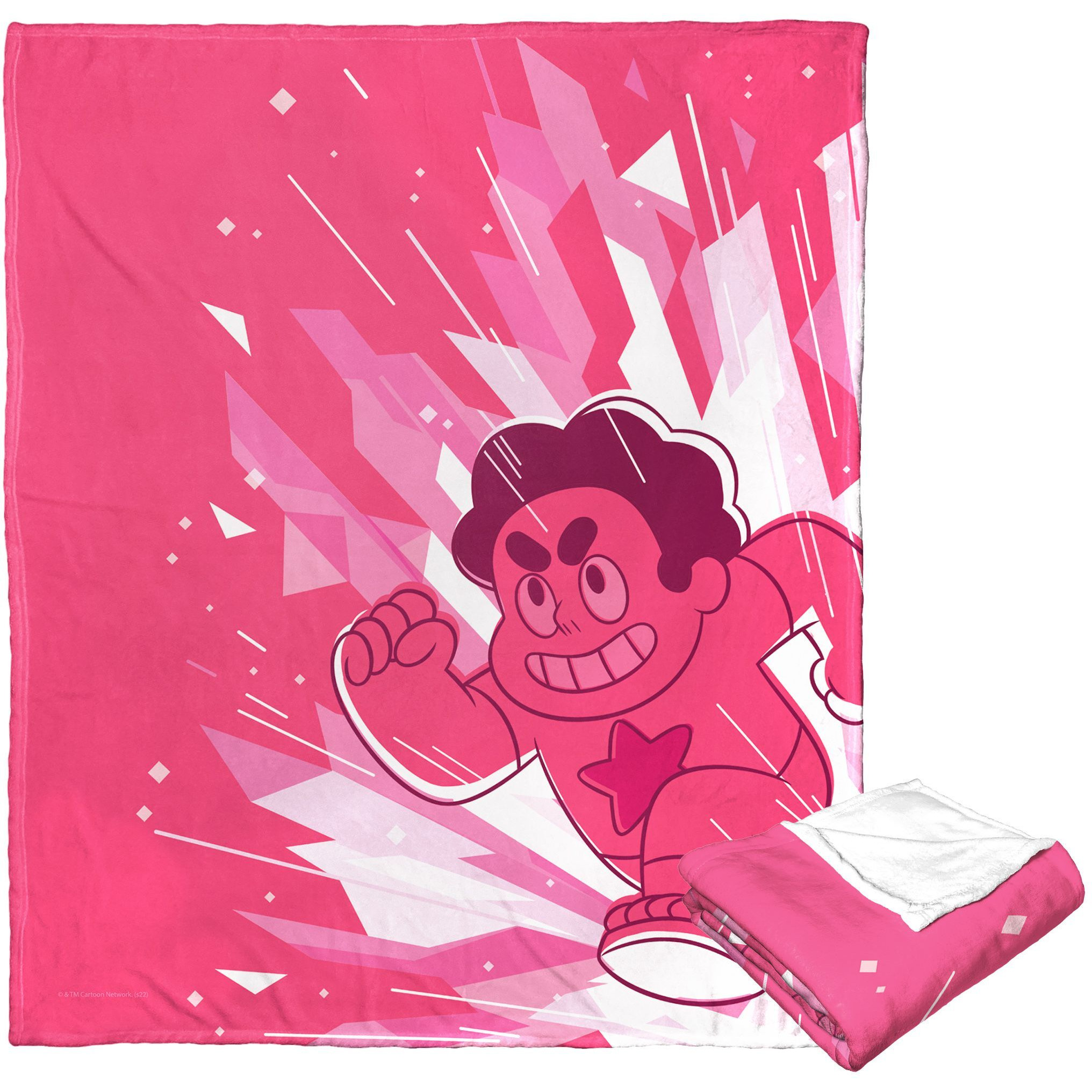WB  STEVEN UNIVERSE, STEVEN cRYSTAL BURST, Silk Touch Throw Blanket, 50x60(D0102H212R7)