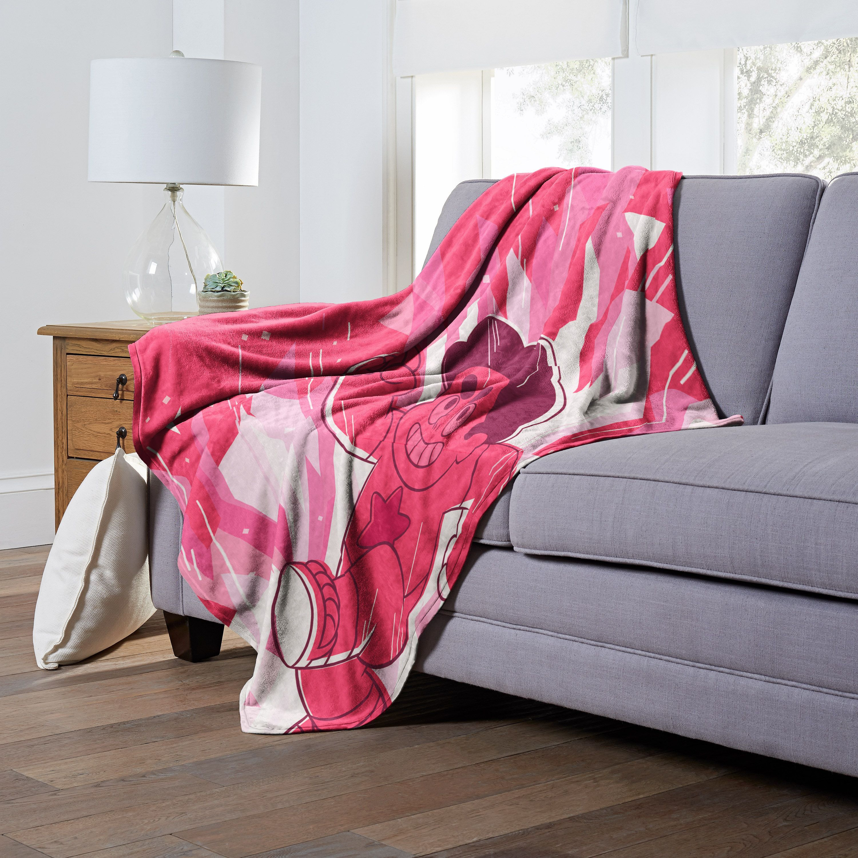 WB  STEVEN UNIVERSE, STEVEN cRYSTAL BURST, Silk Touch Throw Blanket, 50x60(D0102H212R7)