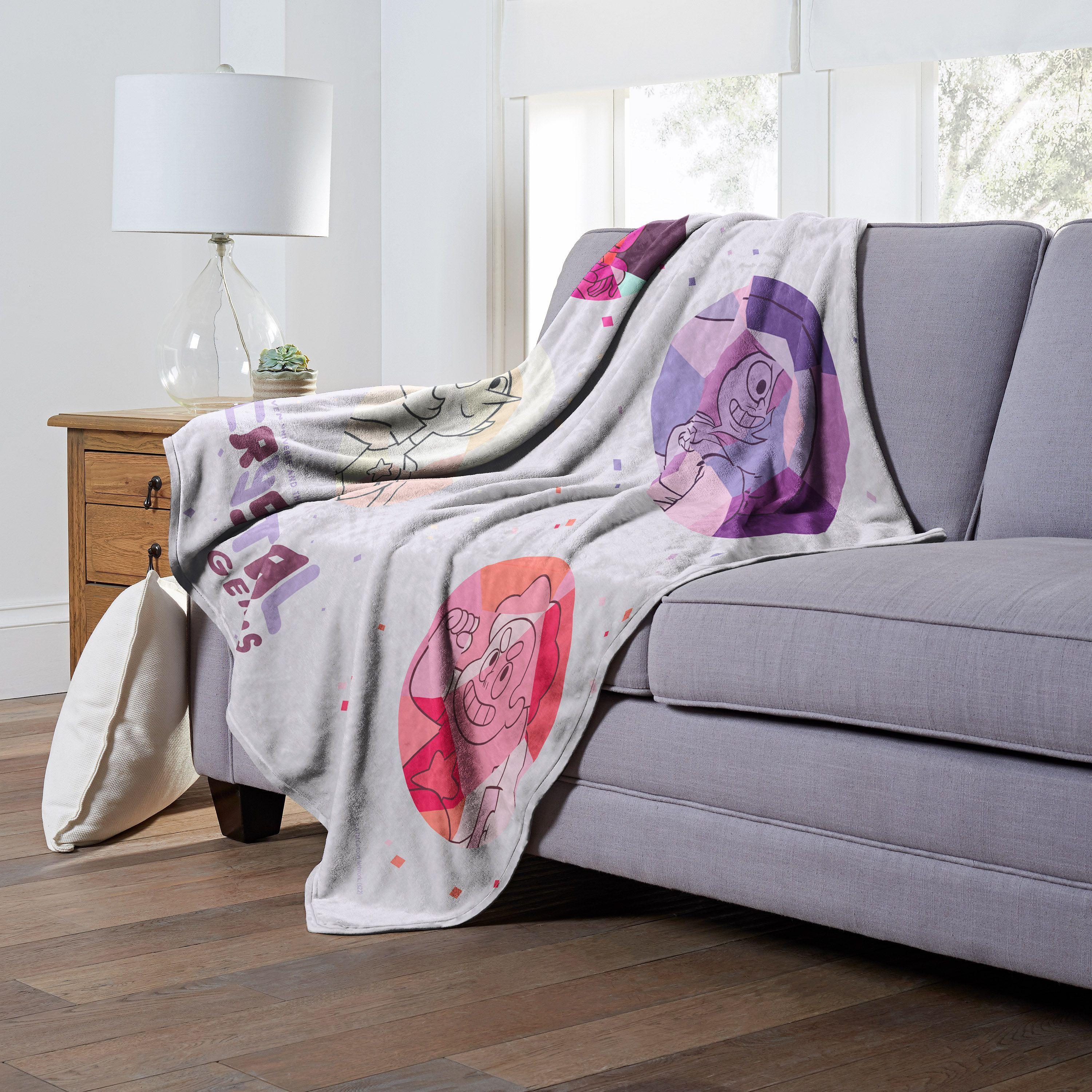 WB  STEVEN UNIVERSE, gEMS TOgETHER, Silk Touch Throw Blanket, 50x60(D0102H212Lg)