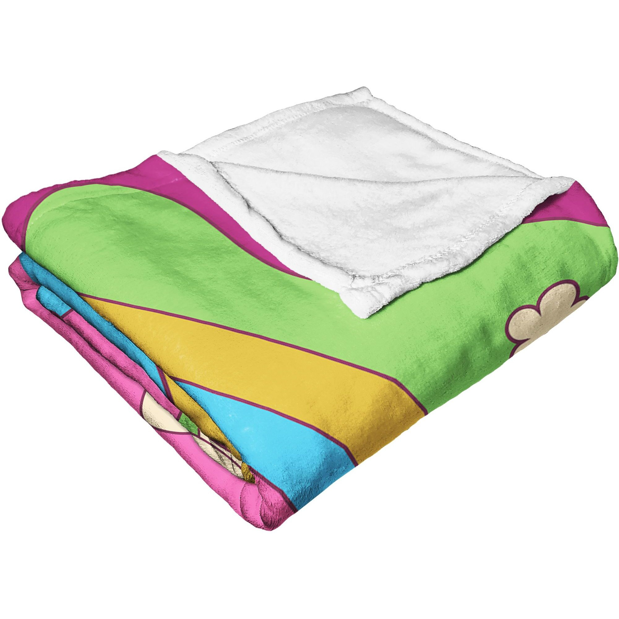 WB  POWERPUFF gIRLS, 70s Style Puffs, Silk Touch Throw Blanket, 50x60(D0102H21g2Y)