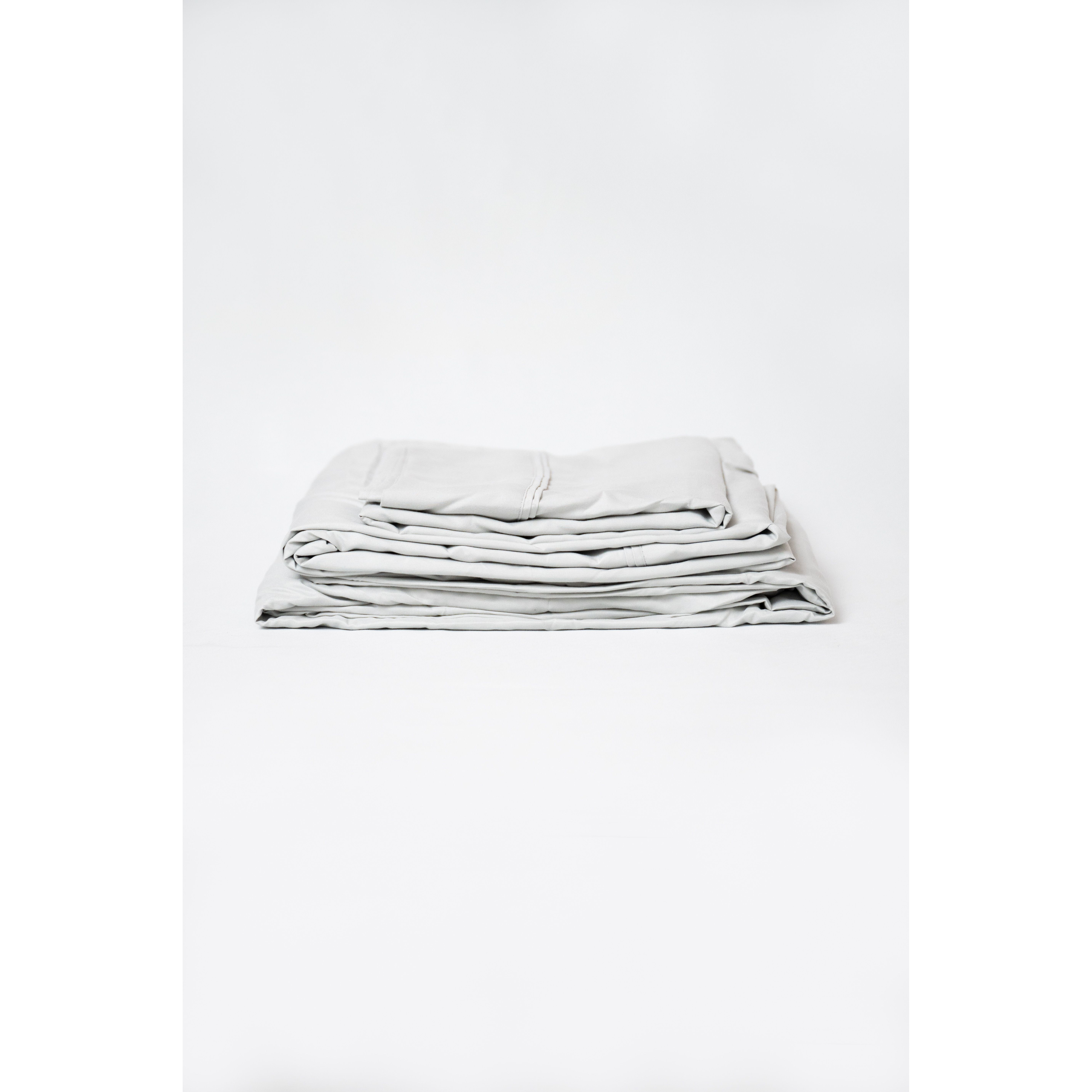 Omne Sleep 4-Piece Pewter Brushed Microfiber Queen Hypoallergenic Sheet Set(D0102H7BSc8)