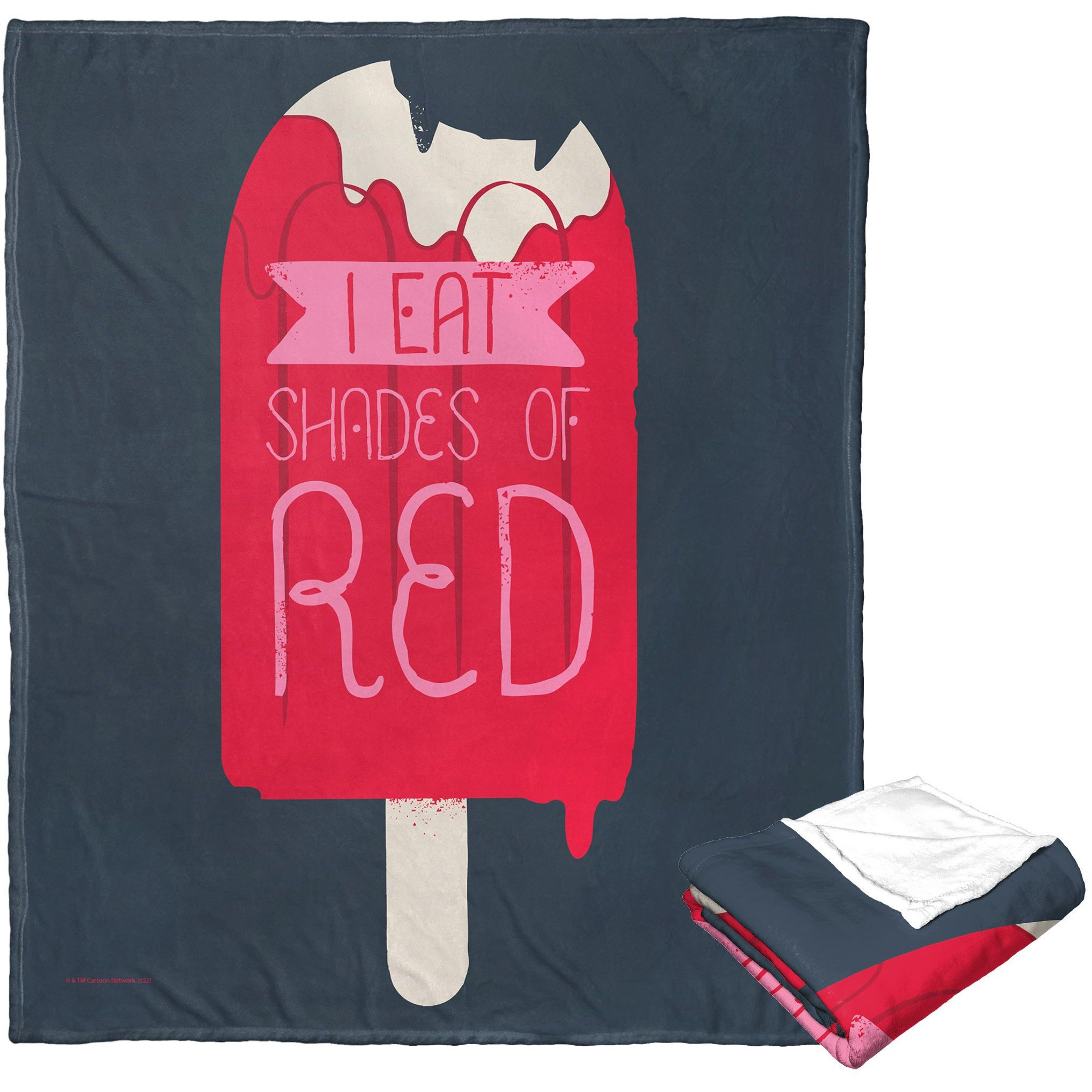 Adventure Time Silk Touch Throw Blanket, 50 x 60, Shades of Red(D0102H21Q9W)
