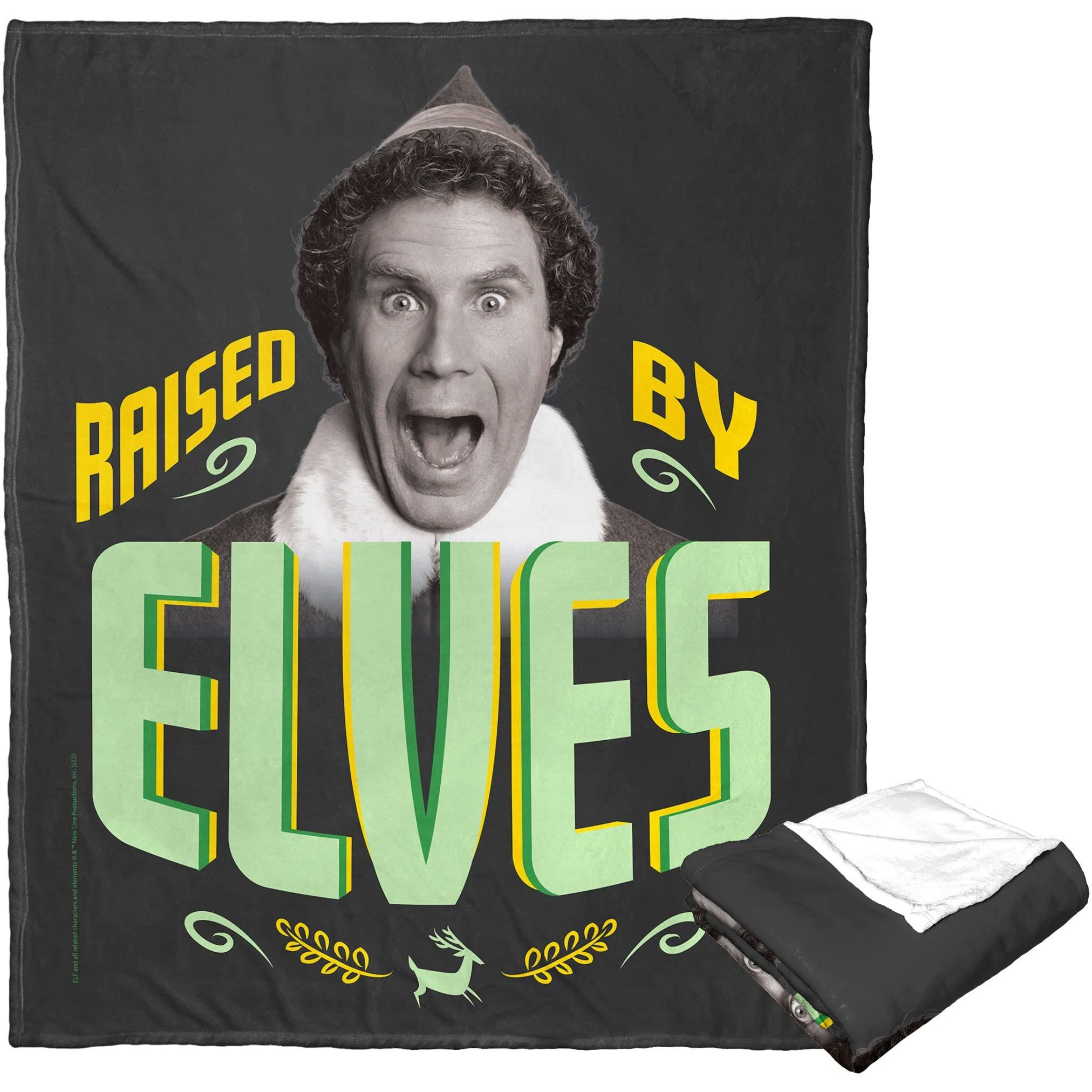 Elf Silk Touch Throw Blanket, 50 x 60, Human Among Elves(D0102H21L0U)