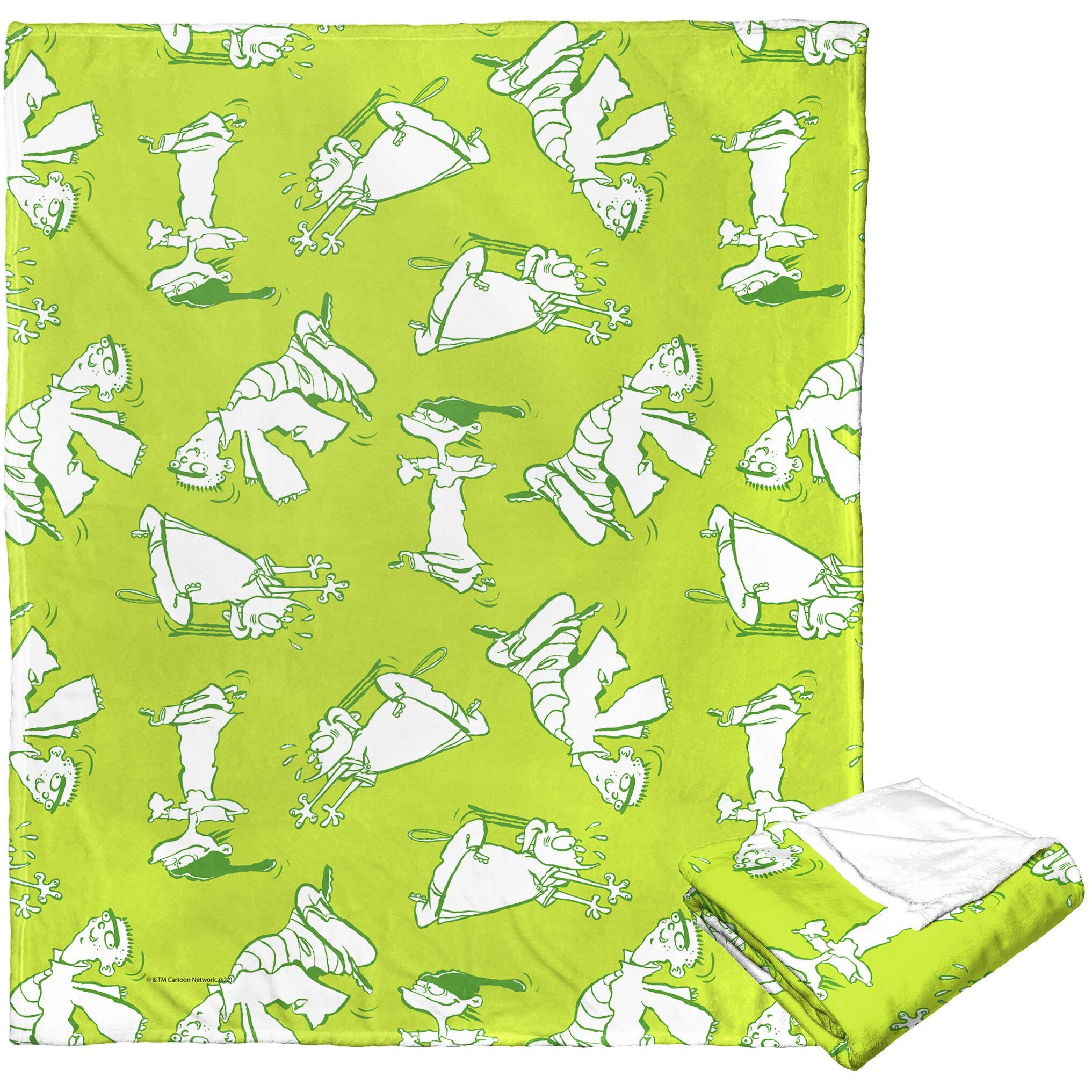 cartoon Networks Ed Edd n Eddy Silk Touch Throw Blanket, 50 x 60, Run Eds Run(D0102H21QMU)