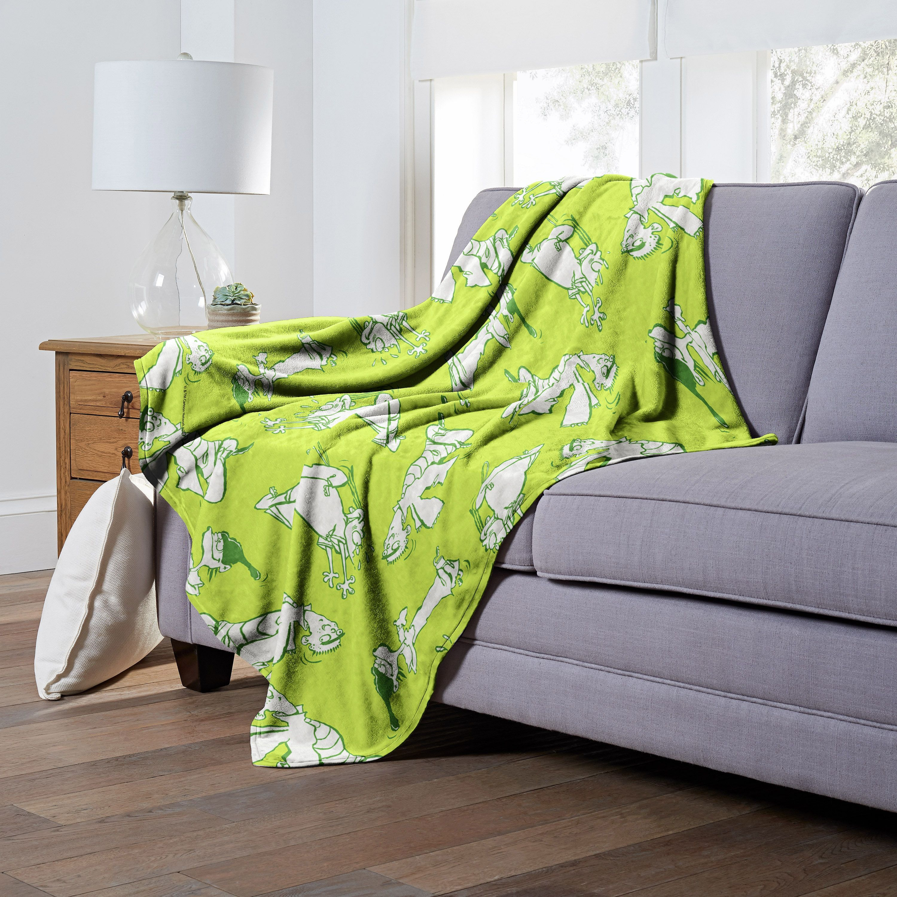 cartoon Networks Ed Edd n Eddy Silk Touch Throw Blanket, 50 x 60, Run Eds Run(D0102H21QMU)