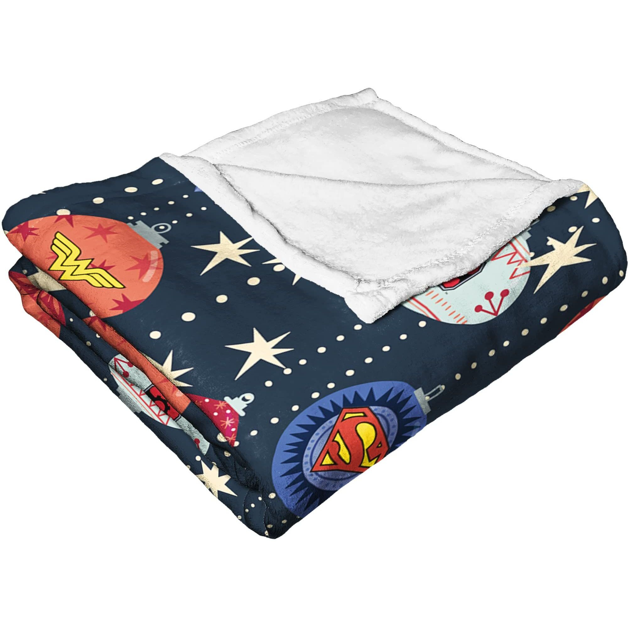 Dc comics Justice League Silk Touch Throw Blanket, 50 x 60, Hero Ornaments(D0102H21LKA)