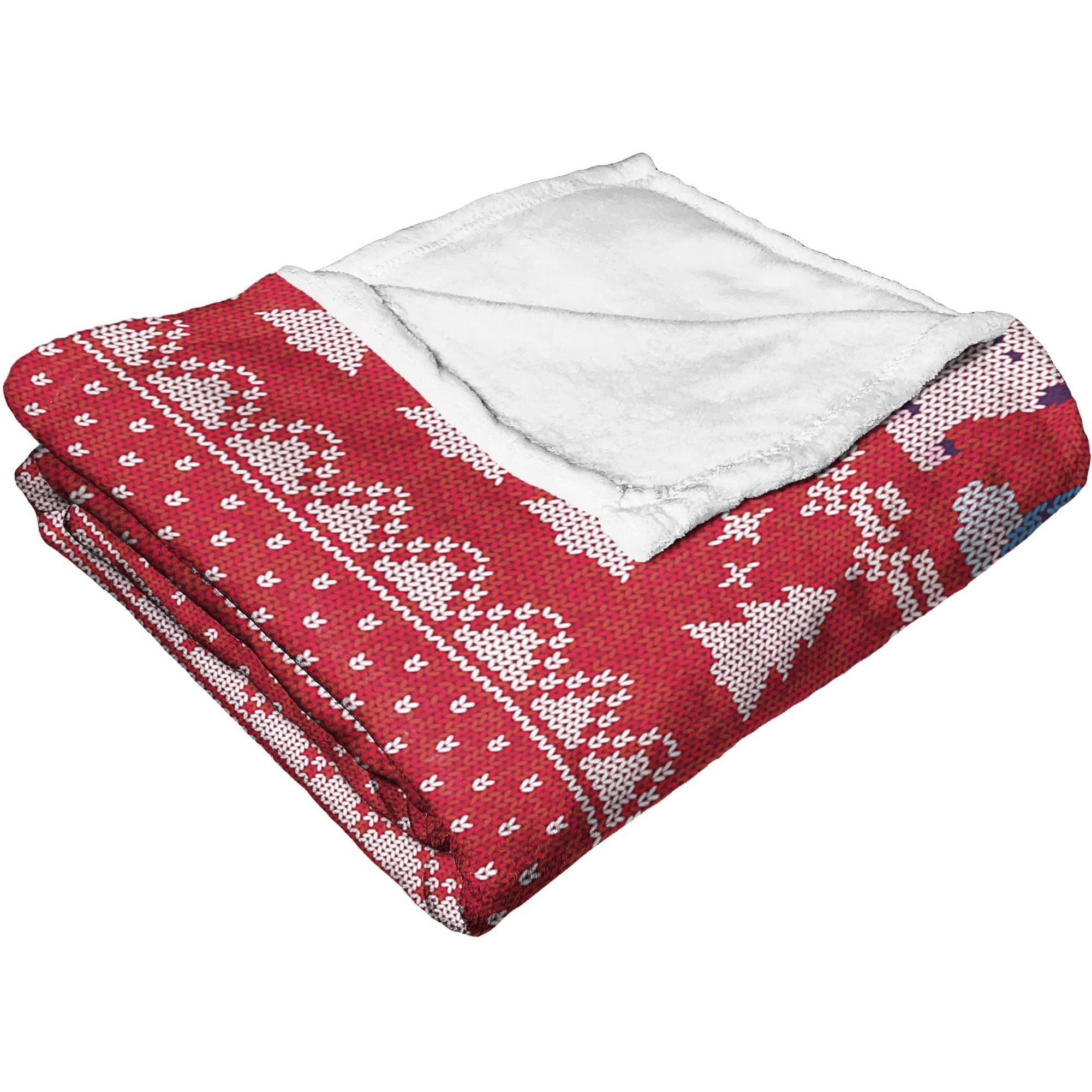 Elf Silk Touch Throw Blanket, 50 x 60, cozy Arctic Friends(D0102H21LSV)