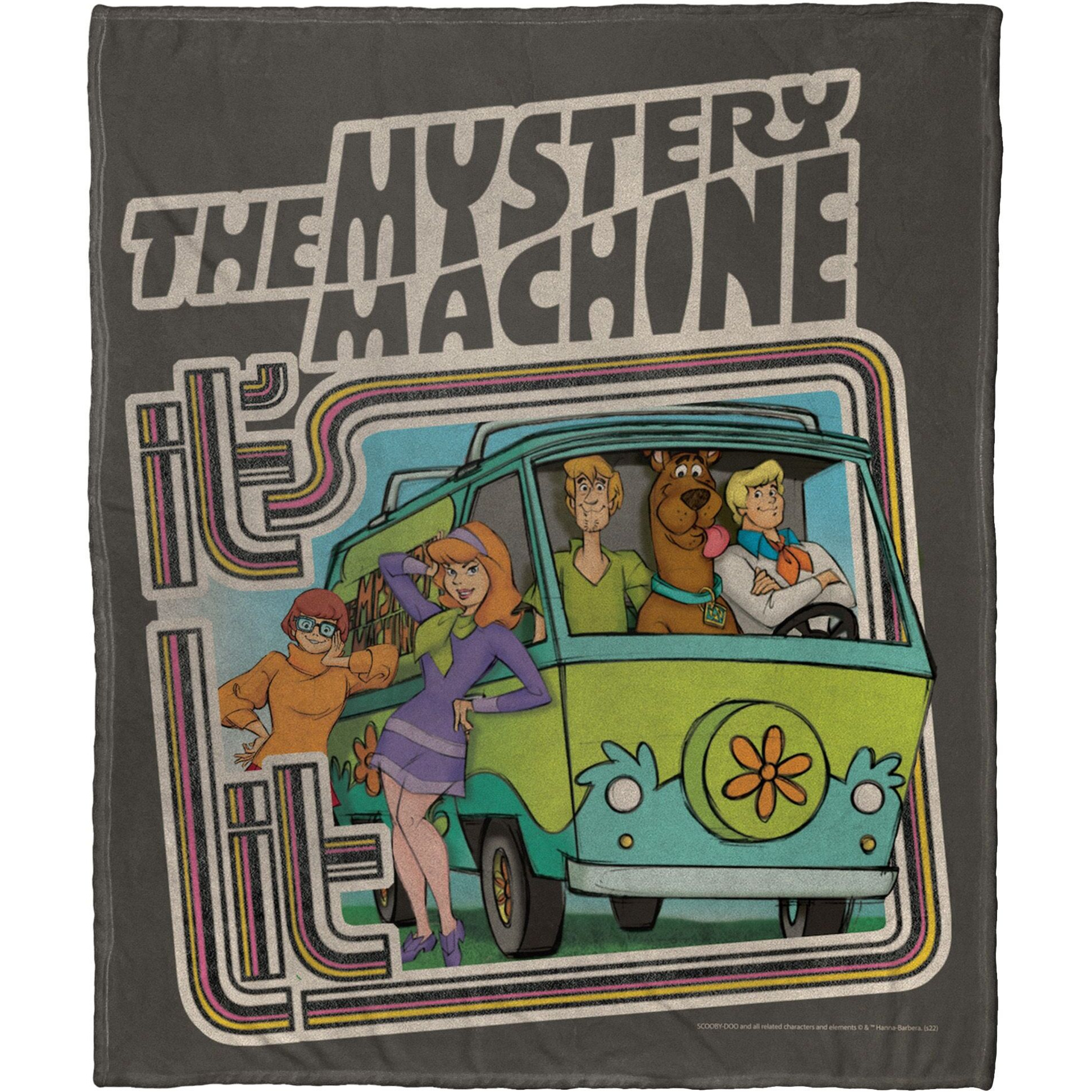 Warner Bros Scooby-Doo Silk Touch Throw Blanket, 50 x 60, Its Lit gang(D0102H212UY)