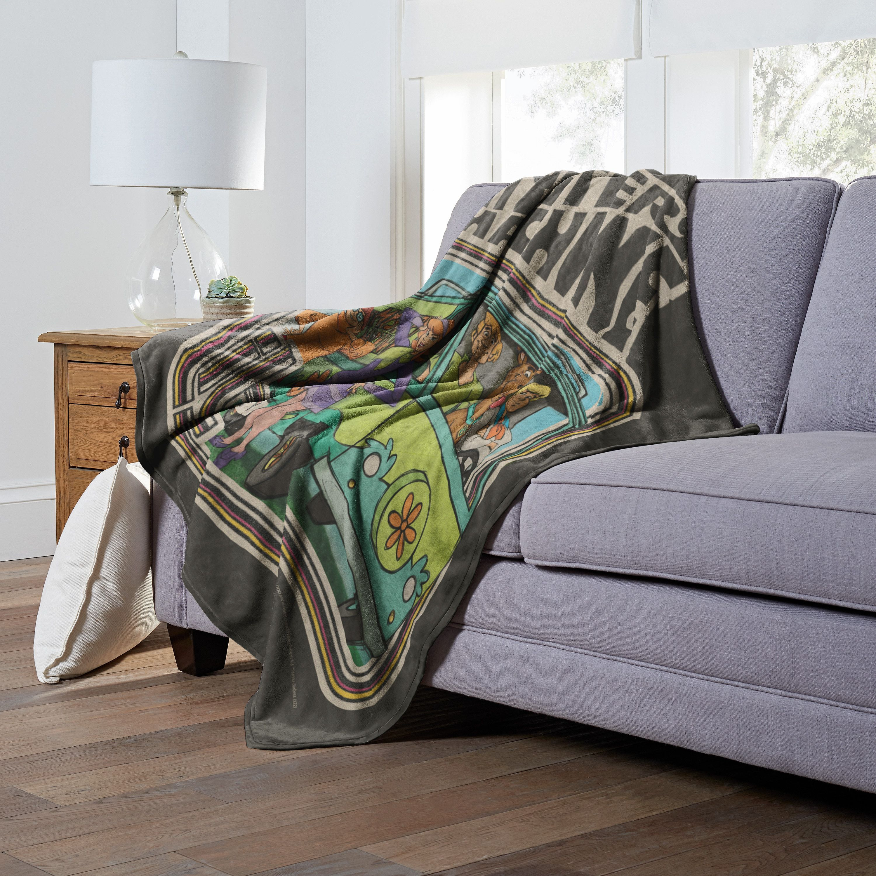 Warner Bros Scooby-Doo Silk Touch Throw Blanket, 50 x 60, Its Lit gang(D0102H212UY)
