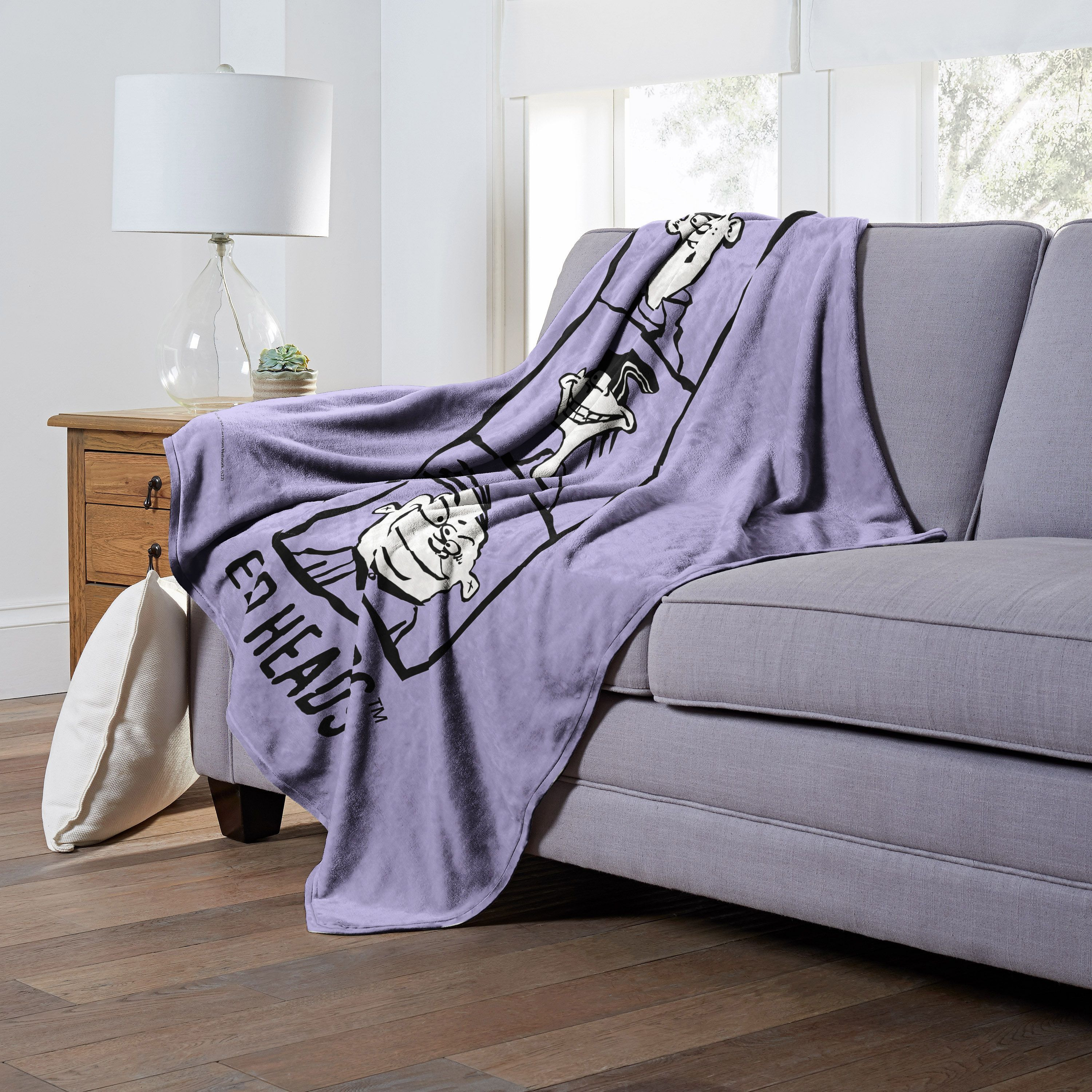 cartoon Networks Ed Edd n Eddy Silk Touch Throw Blanket, 50 x 60, Ed Heads(D0102H21QLU)