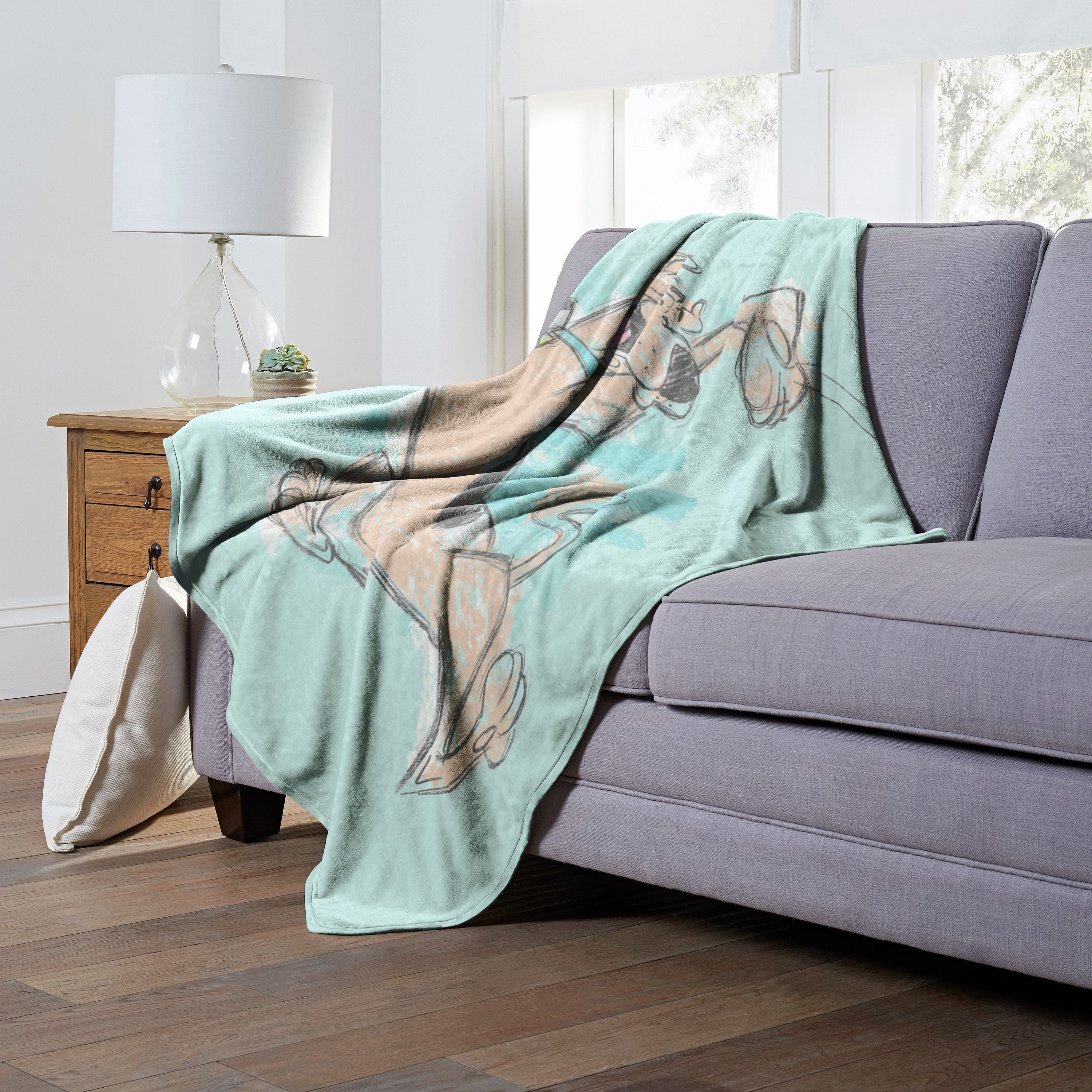 Warner Bros Scooby-Doo Silk Touch Throw Blanket, 50 x 60, Joyful Scooby(D0102H21gHV)