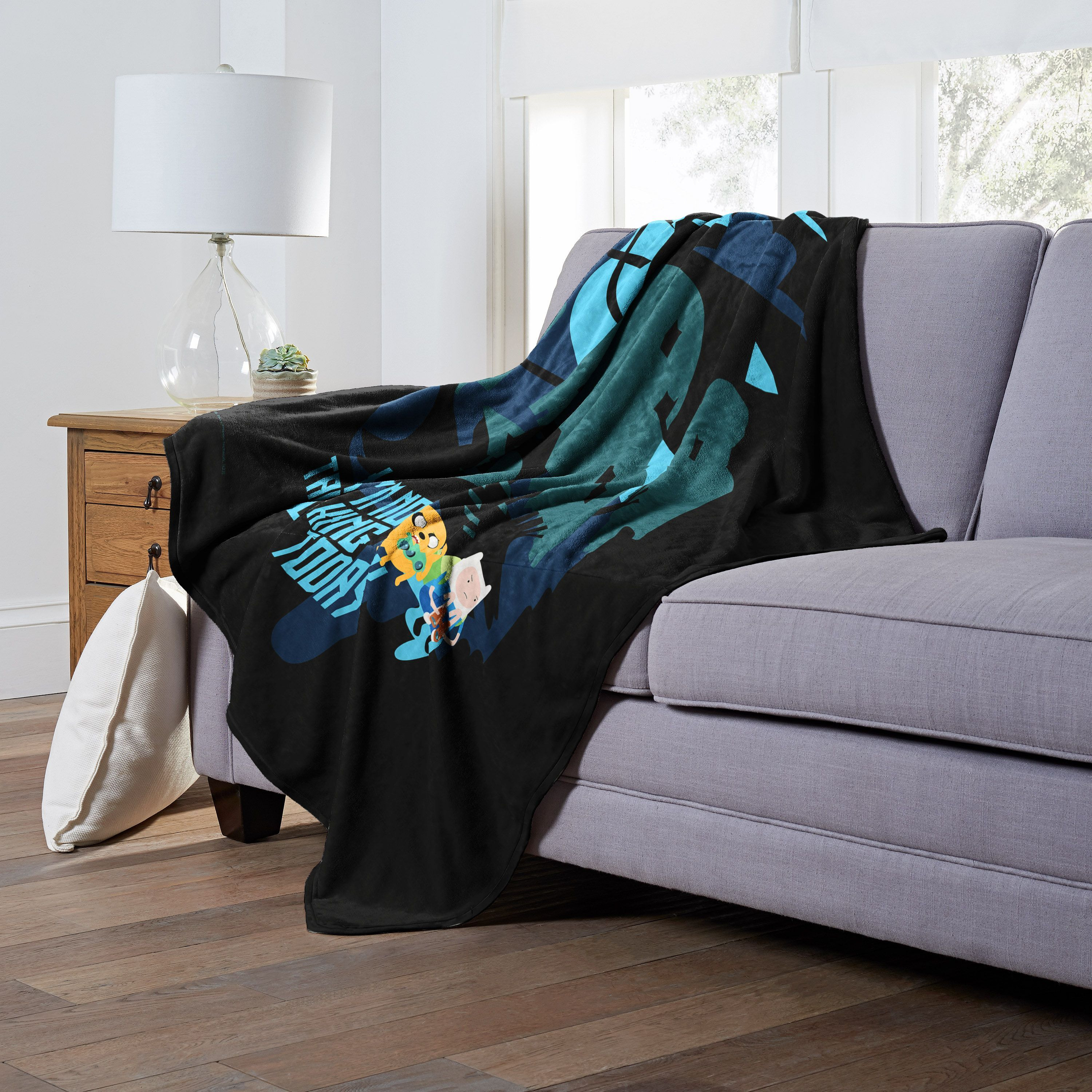Adventure Time Silk Touch Throw Blanket, 50 x 60, Not Talking Today(D0102H21gZY)