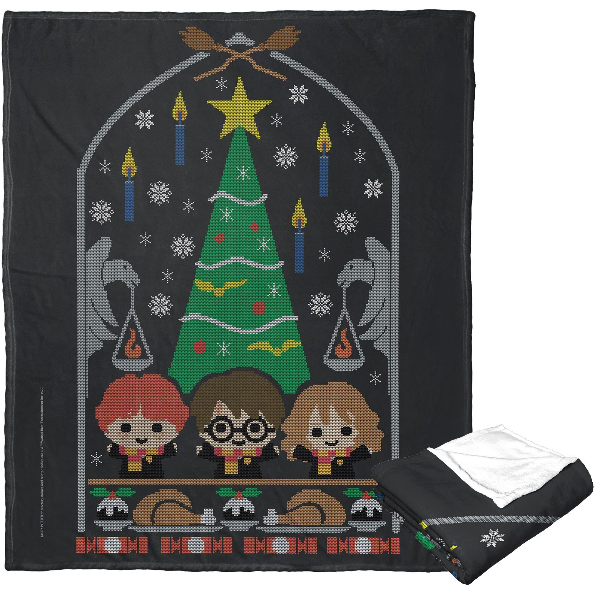 Harry Potter Silk Touch Throw Blanket, 50 x 60, celebrating Together(D0102H21LgA)