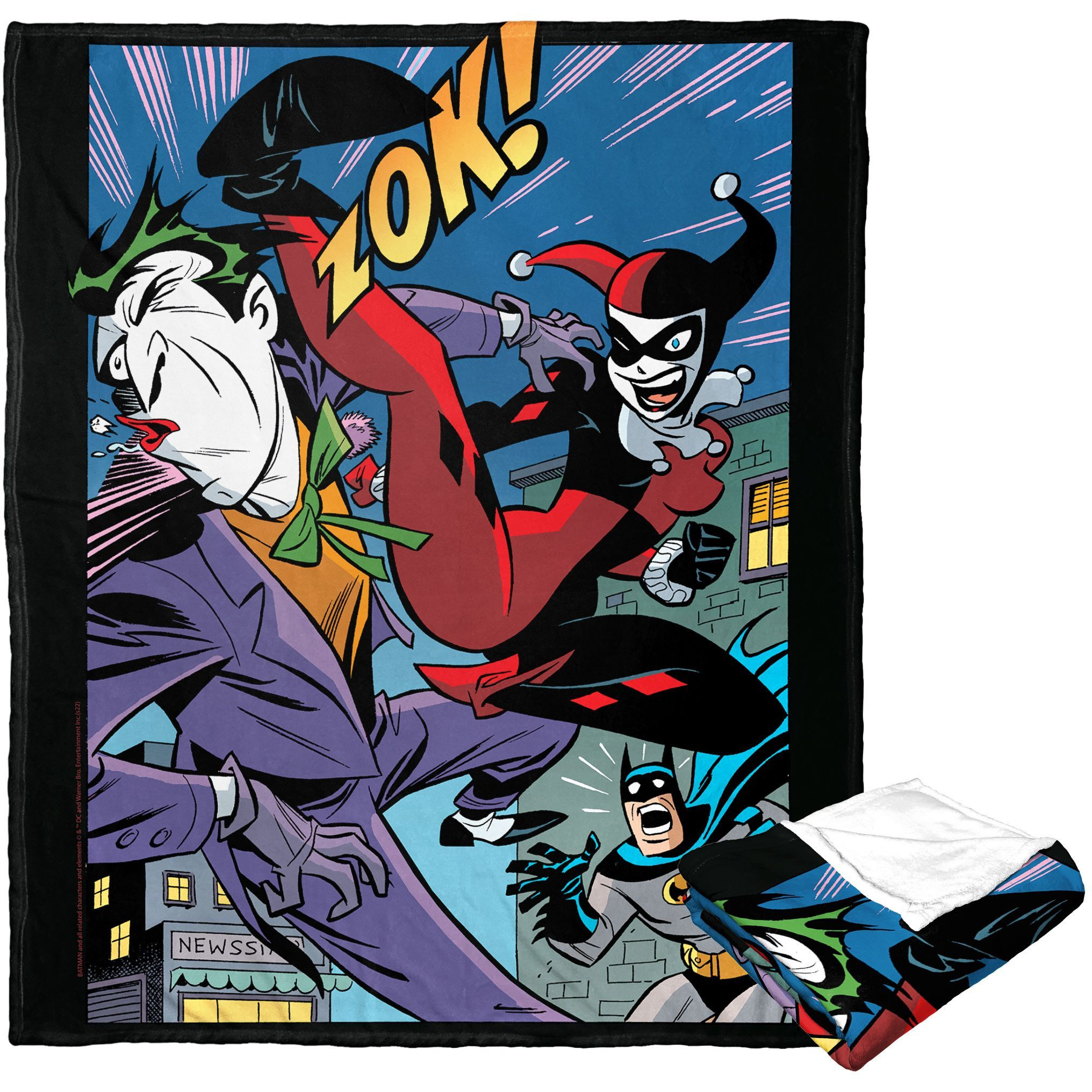 Dc comics Batman Silk Touch Throw Blanket, 50 x 60, Its Over Puddin(D0102H21gT7)