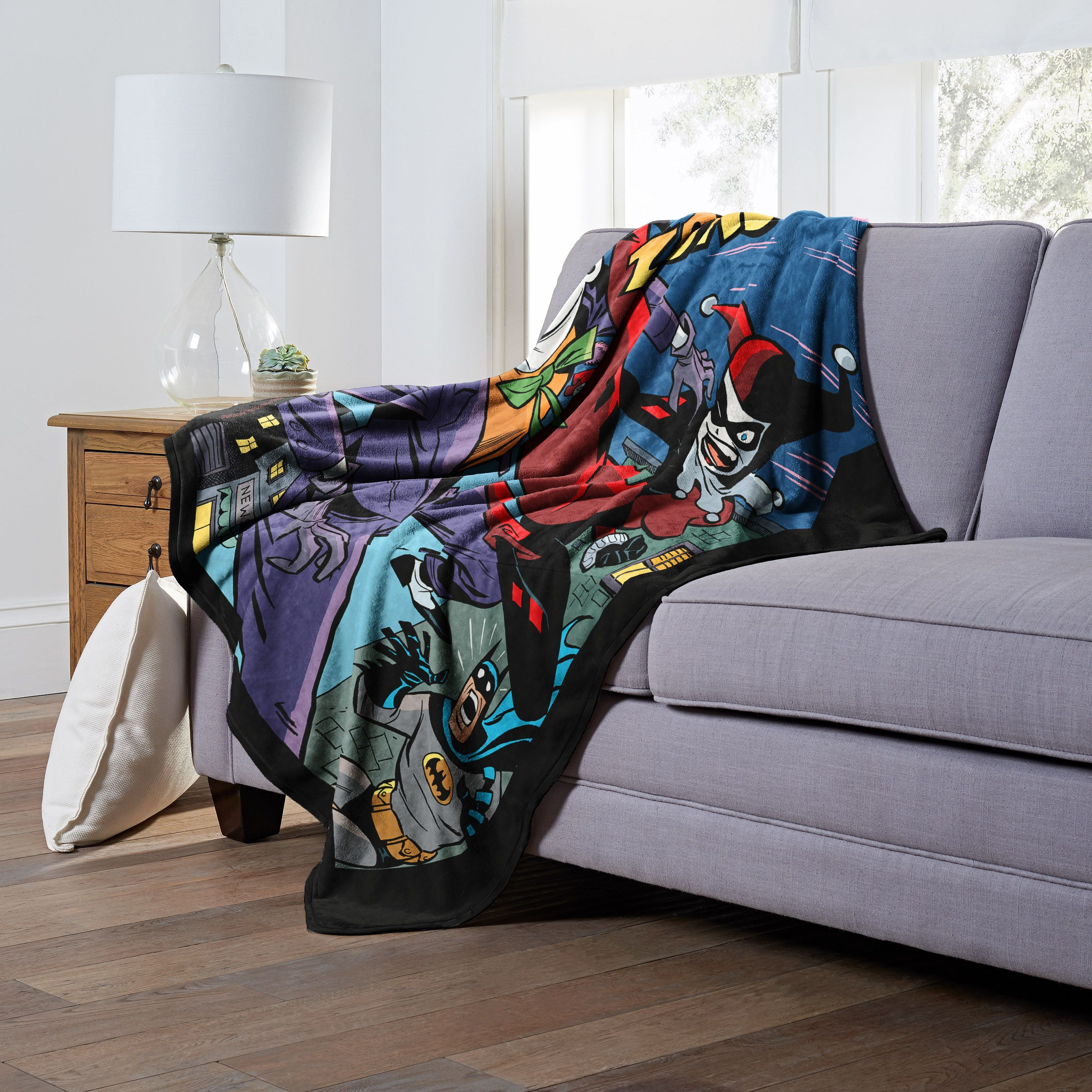 Dc comics Batman Silk Touch Throw Blanket, 50 x 60, Its Over Puddin(D0102H21gT7)