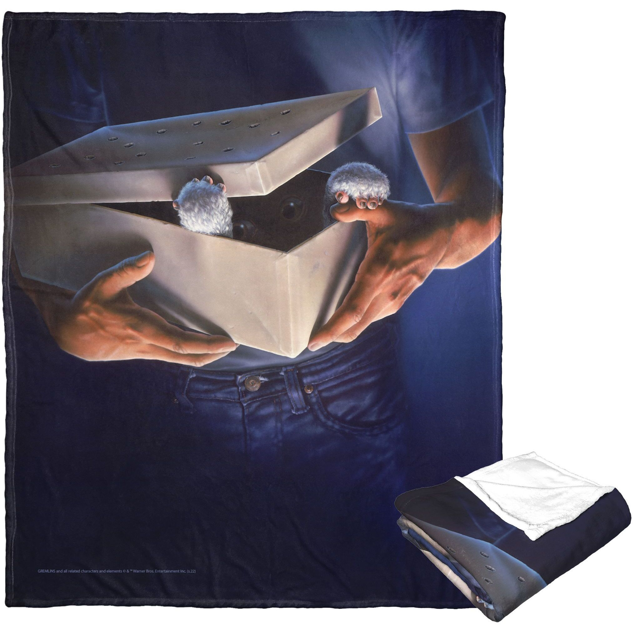 gremlins Silk Touch Throw Blanket, 50 x 60, Whats in the Box(D0102H21gQU)