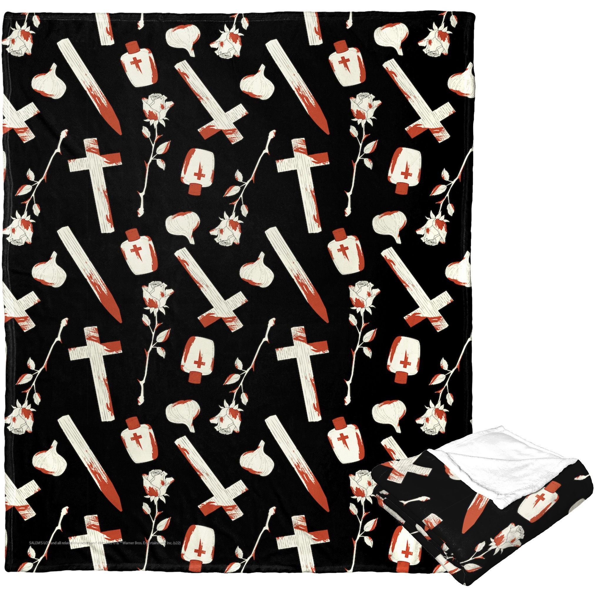 Salems Lot Silk Touch Throw Blanket, 50 x 60, Stuff from Salem(D0102H21QNV)
