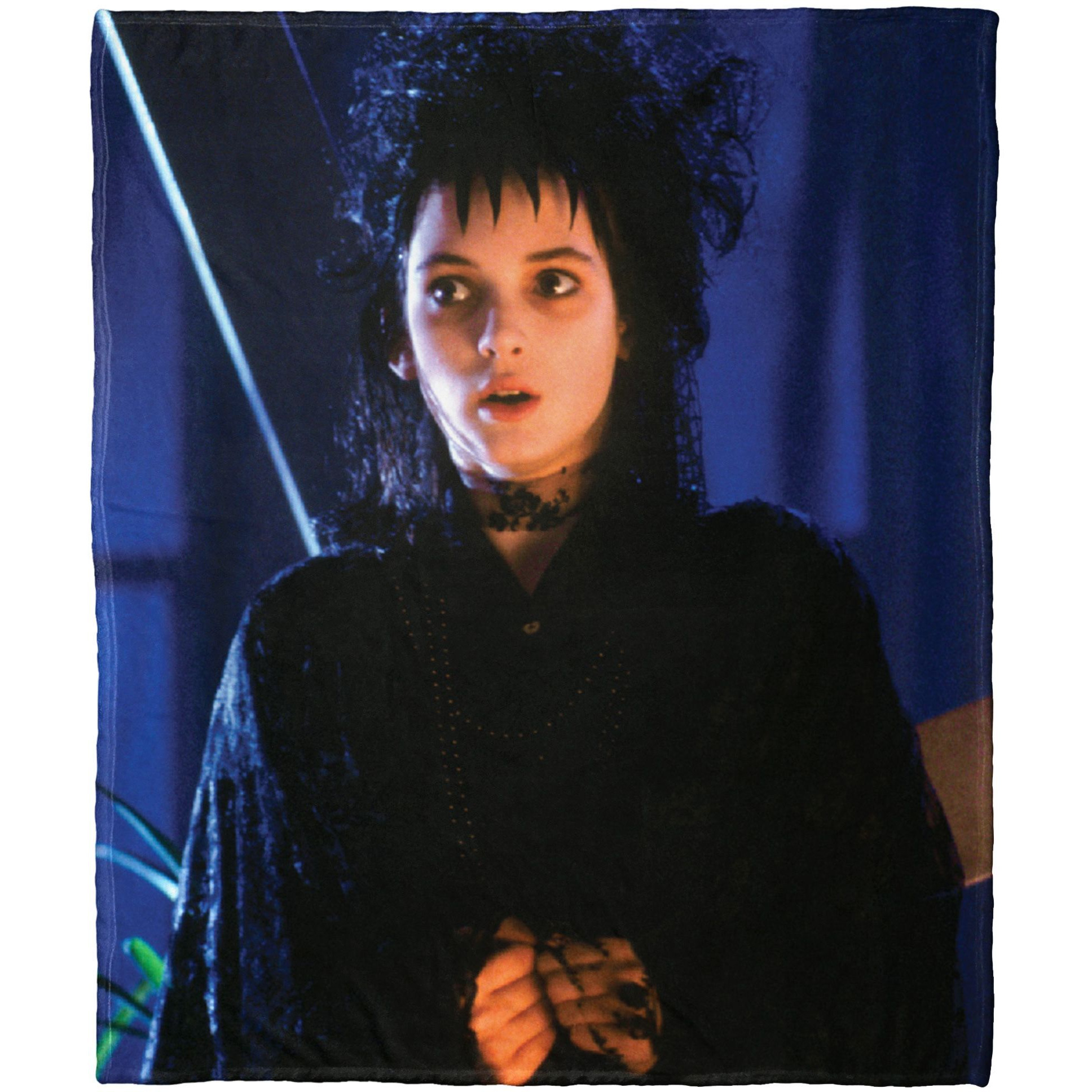 Beetlejuice Silk Touch Throw Blanket, 50 x 60, Strange Lydia(D0102H21QR7)