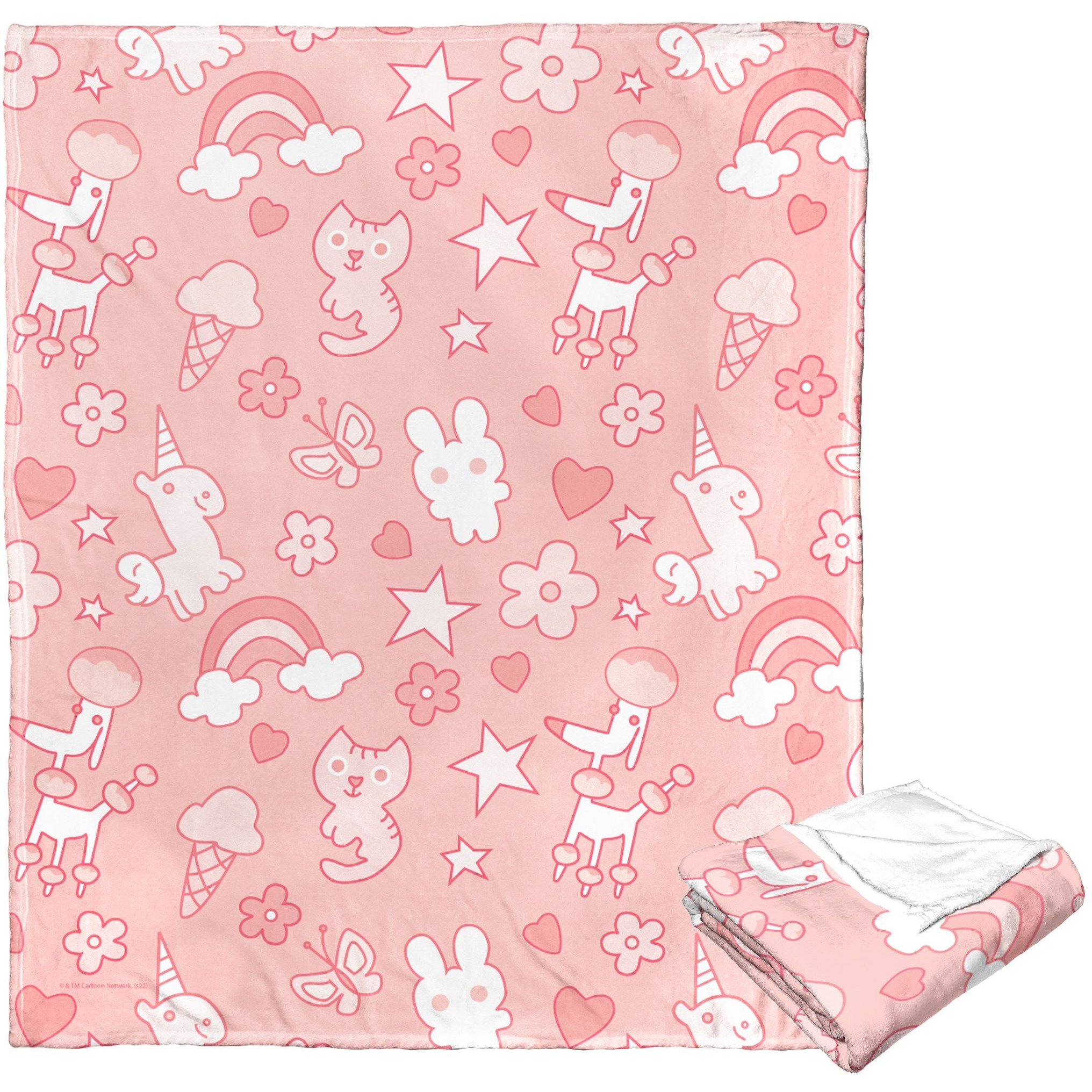 cartoon Networks Powerpuff girls Silk Touch Throw Blanket, 50 x 60, Everything Nice(D0102H21QUU)