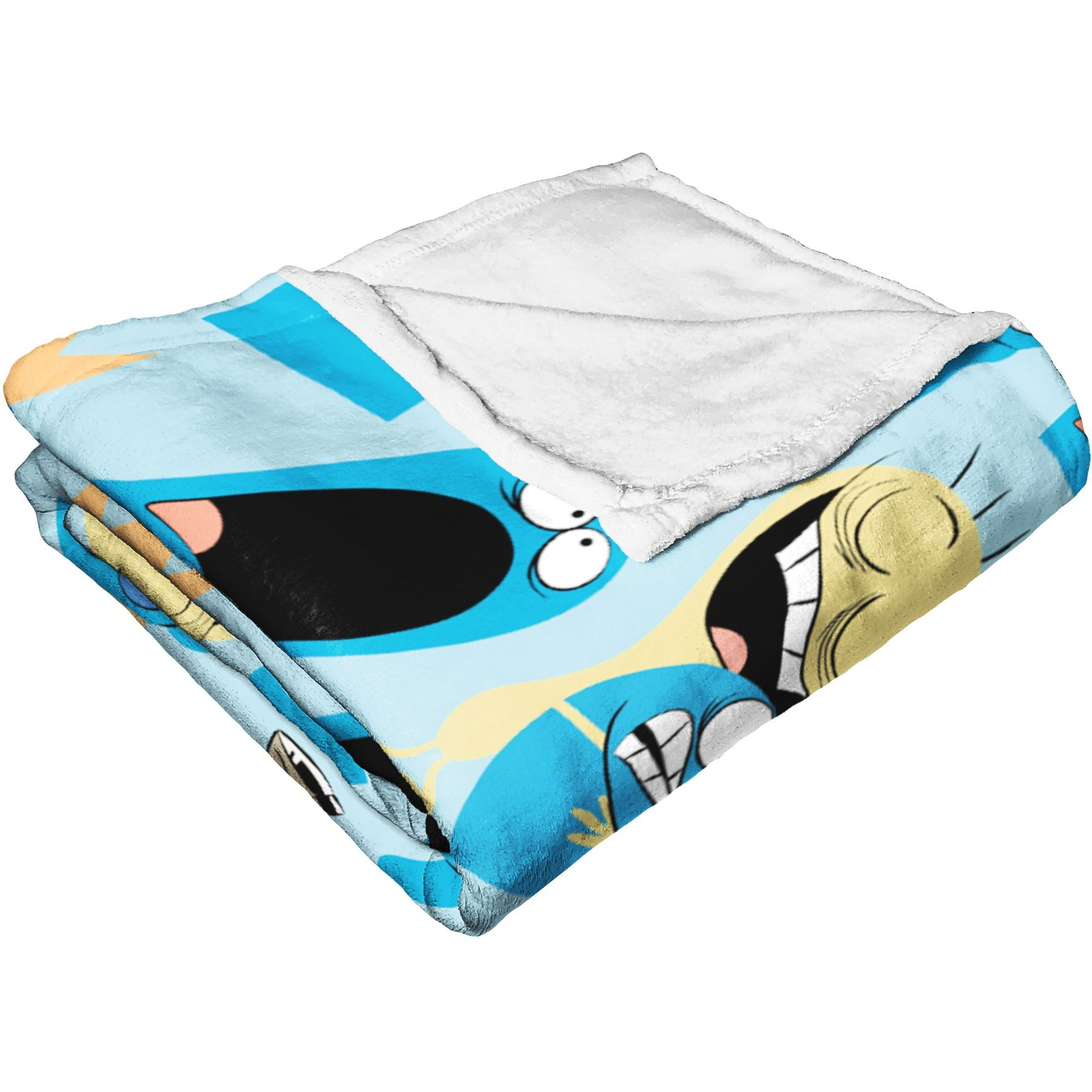 cartoon Networks Fosters Home for Imaginary Friends Silk Touch Throw Blanket, 50 x 60, Best of Bloo(D0102H21LE7)