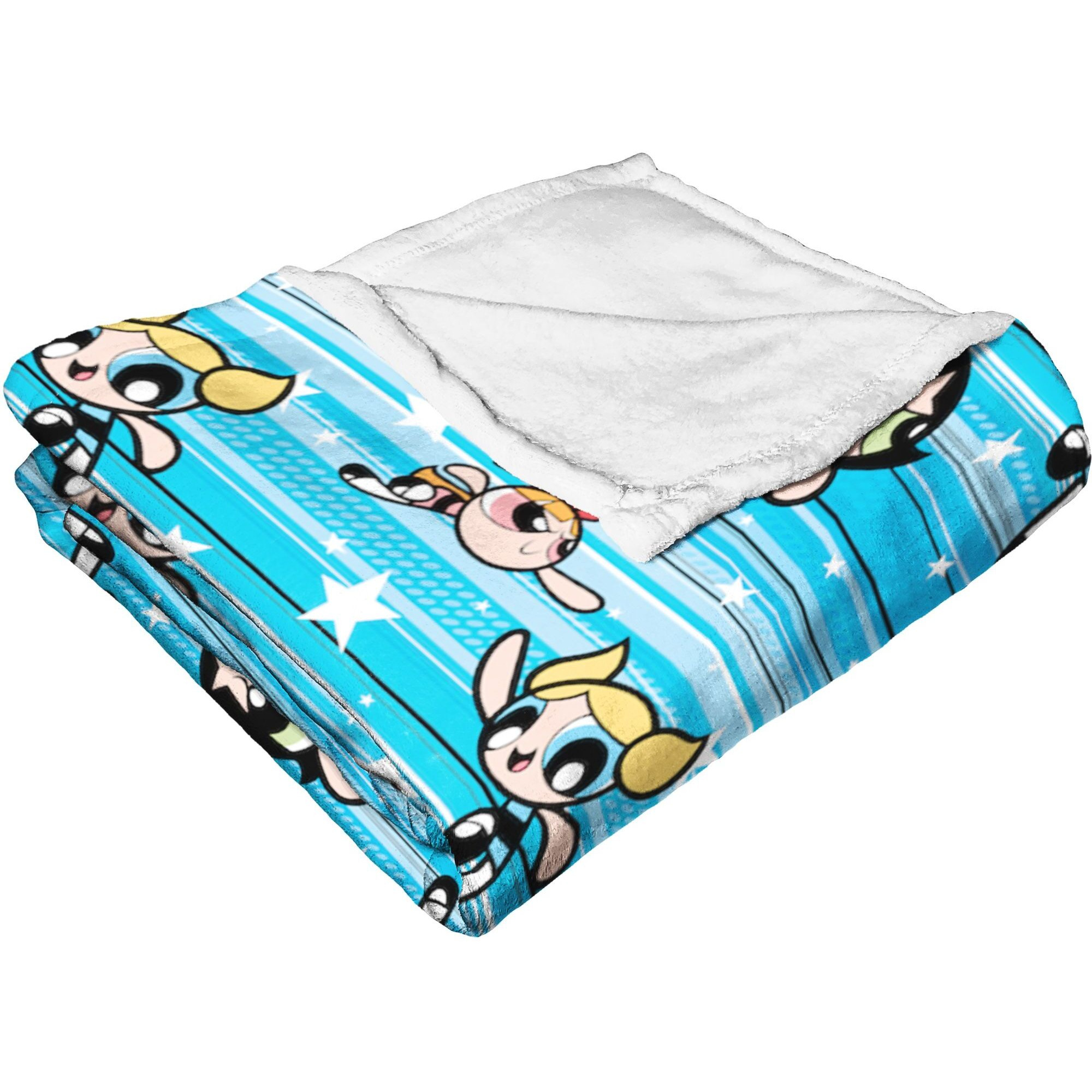cartoon Networks Powerpuff girls Silk Touch Throw Blanket, 50 x 60, Flying Fast(D0102H21QWA)