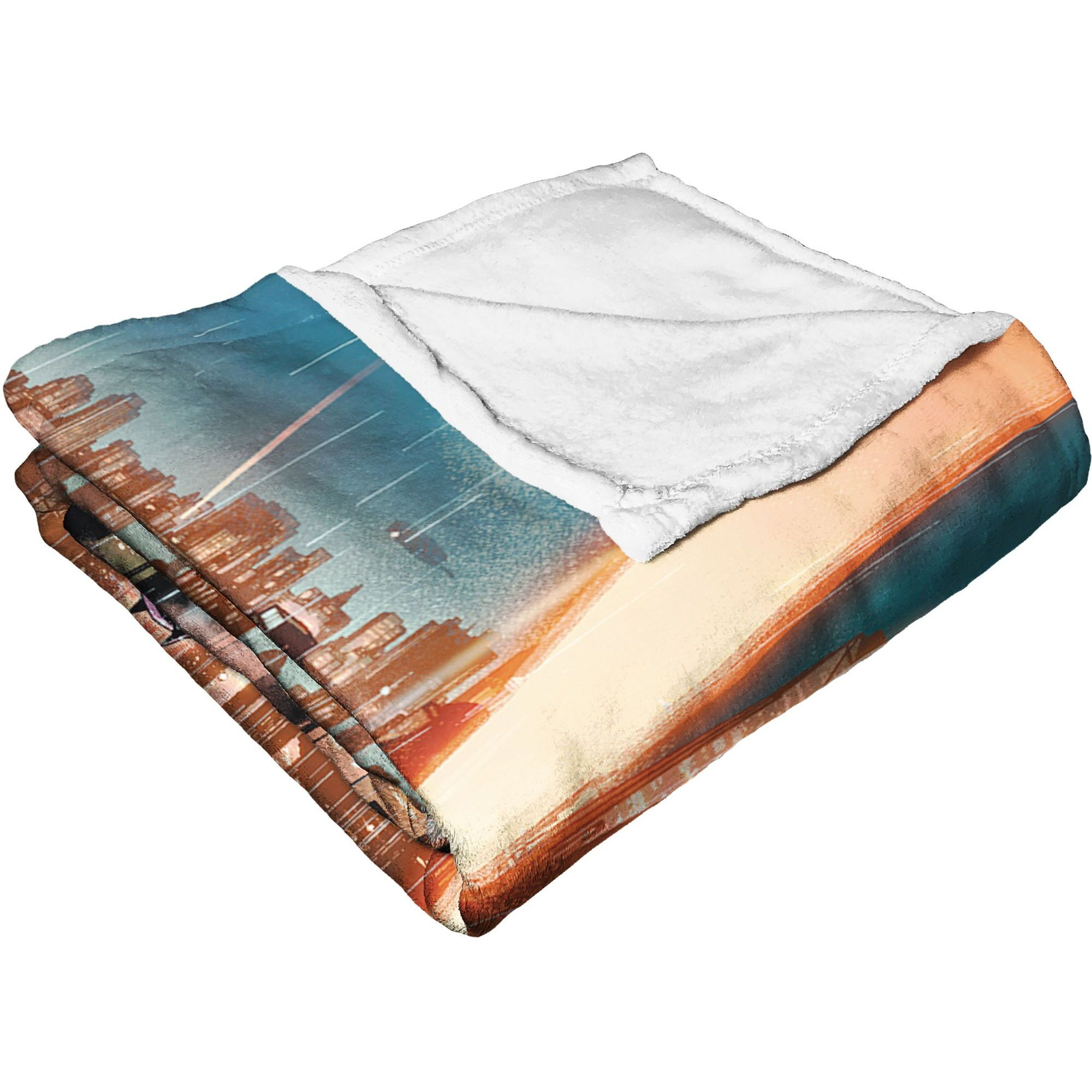 Dc comics Batman Silk Touch Throw Blanket, 50 x 60, Above the city(D0102H21gDY)