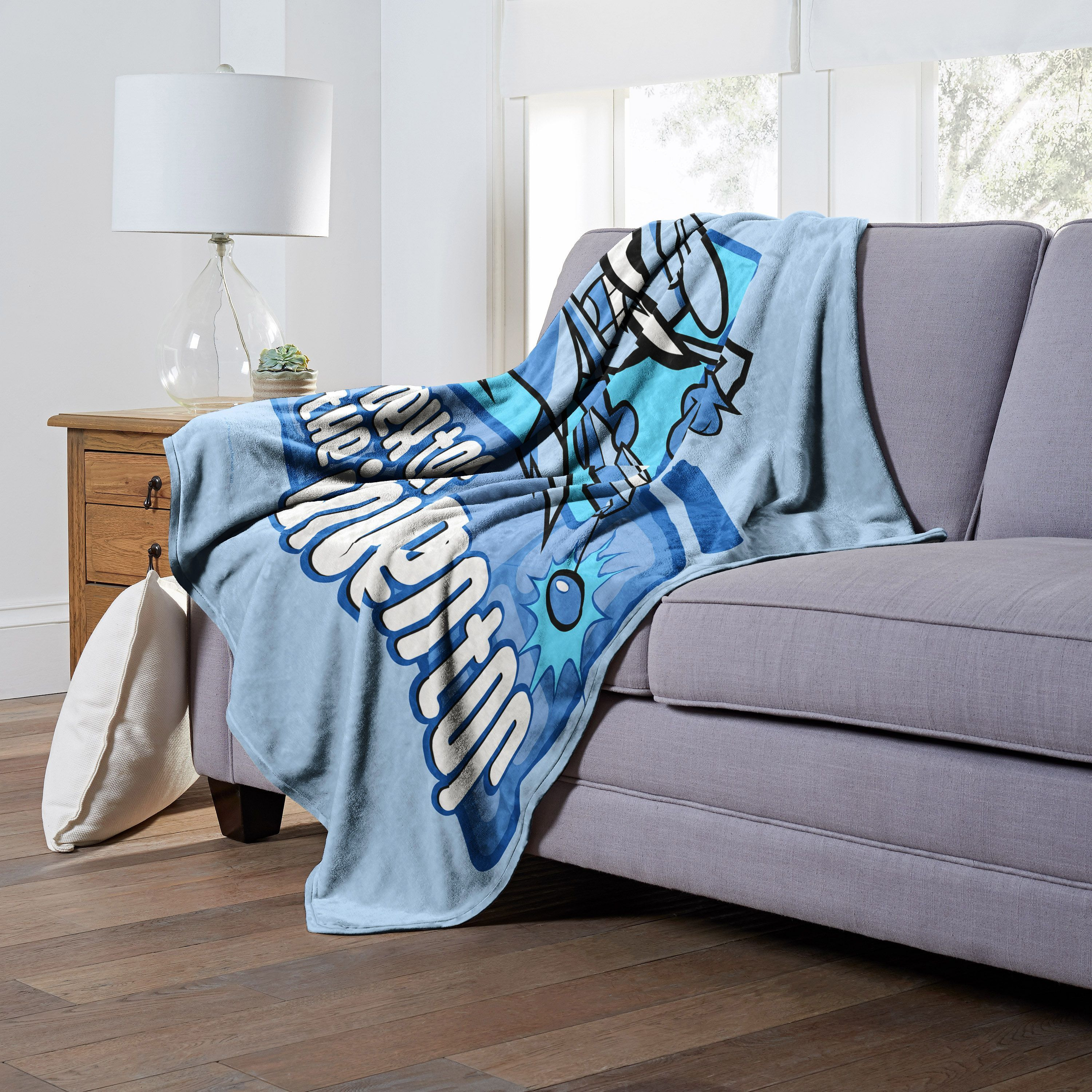 cartoon Networks Dexters Laboratory Silk Touch Throw Blanket, 50 x 60, Dexter the Inventor(D0102H21QDW)