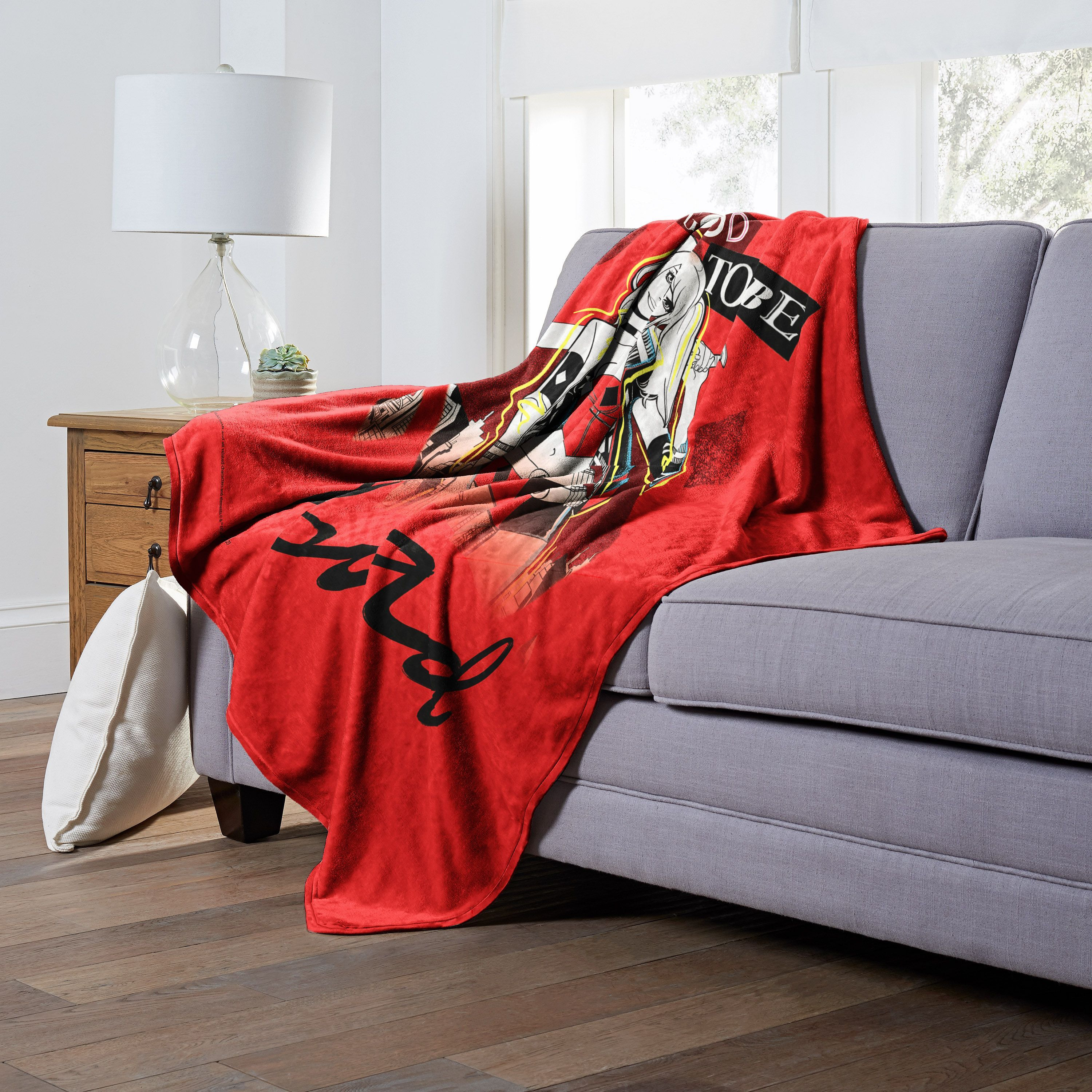 Dc comics Batman Silk Touch Throw Blanket, 50 x 60, good to be Bad(D0102H21gTY)