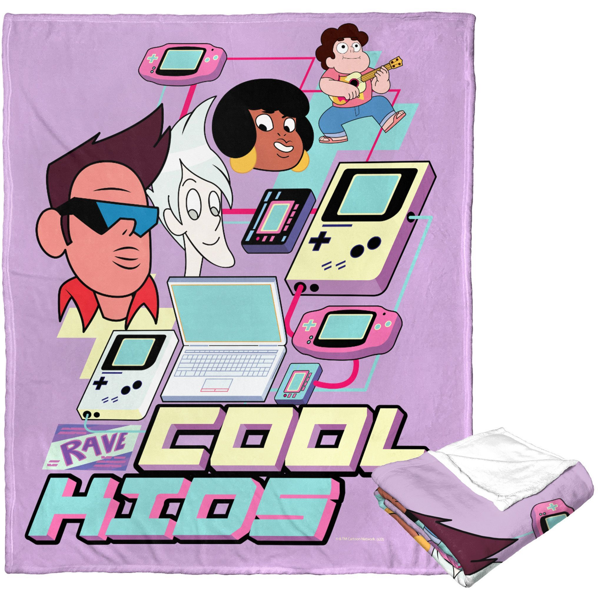cartoon Networks Steven Universe Silk Touch Throw Blanket, 50 x 60, cool Kids(D0102H21QYg)