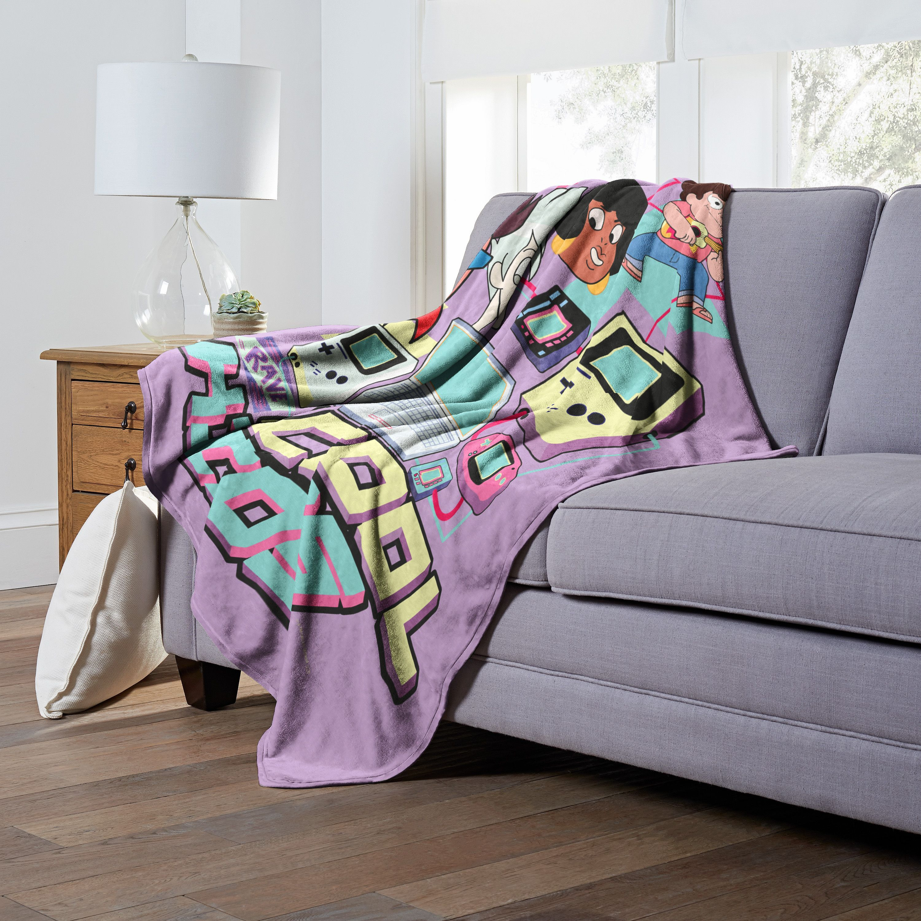 cartoon Networks Steven Universe Silk Touch Throw Blanket, 50 x 60, cool Kids(D0102H21QYg)